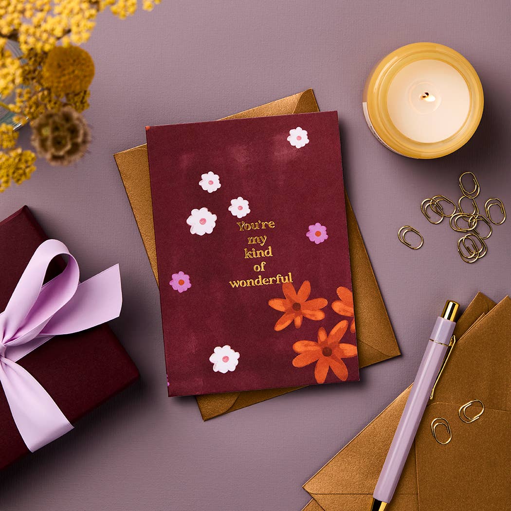 Greeting Card You're My Kind of Wonderful