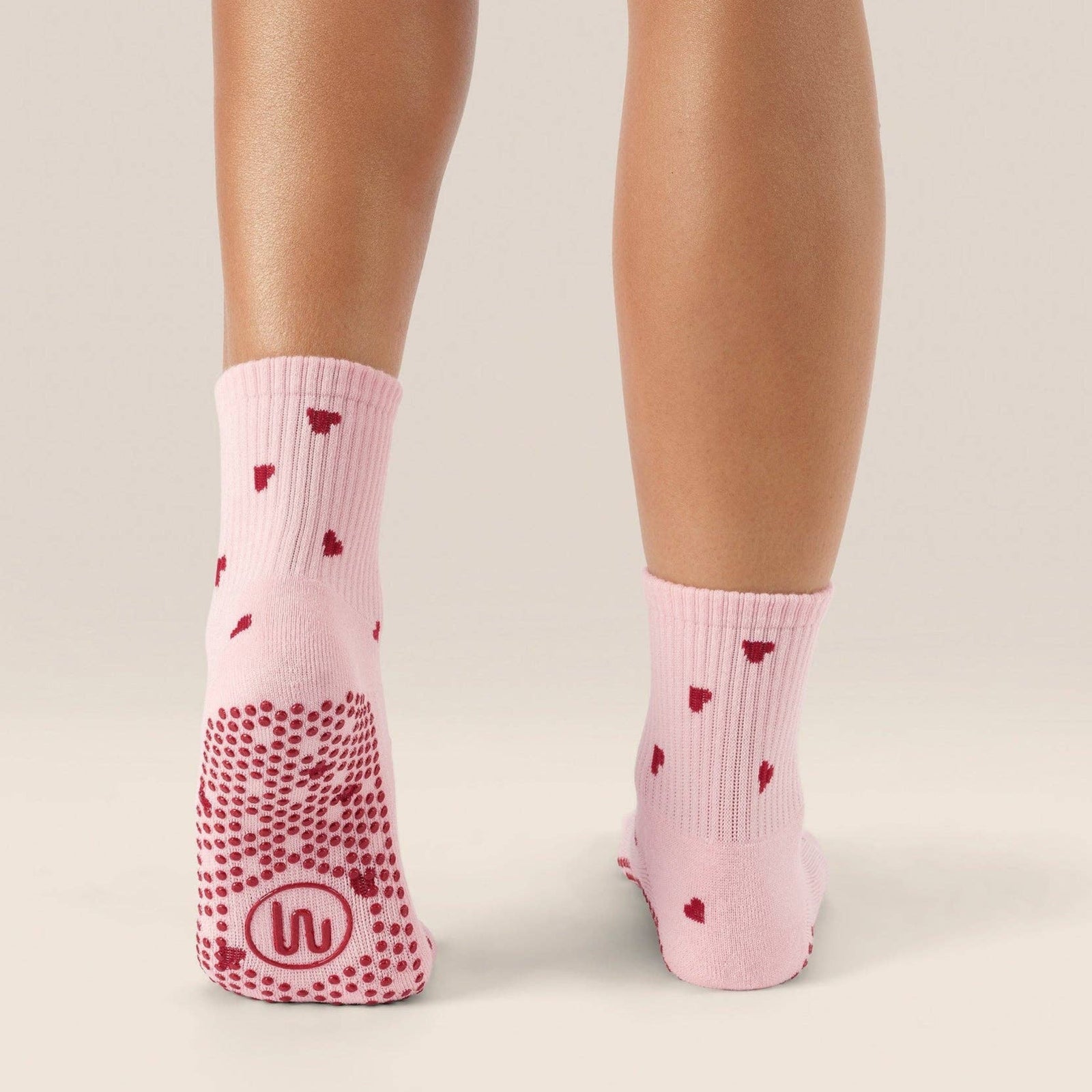 Crew Grip Socks Love Me Pink
