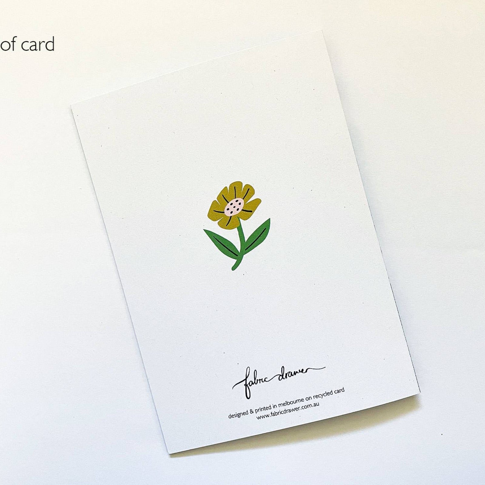 Greeting Card Floral Thank you