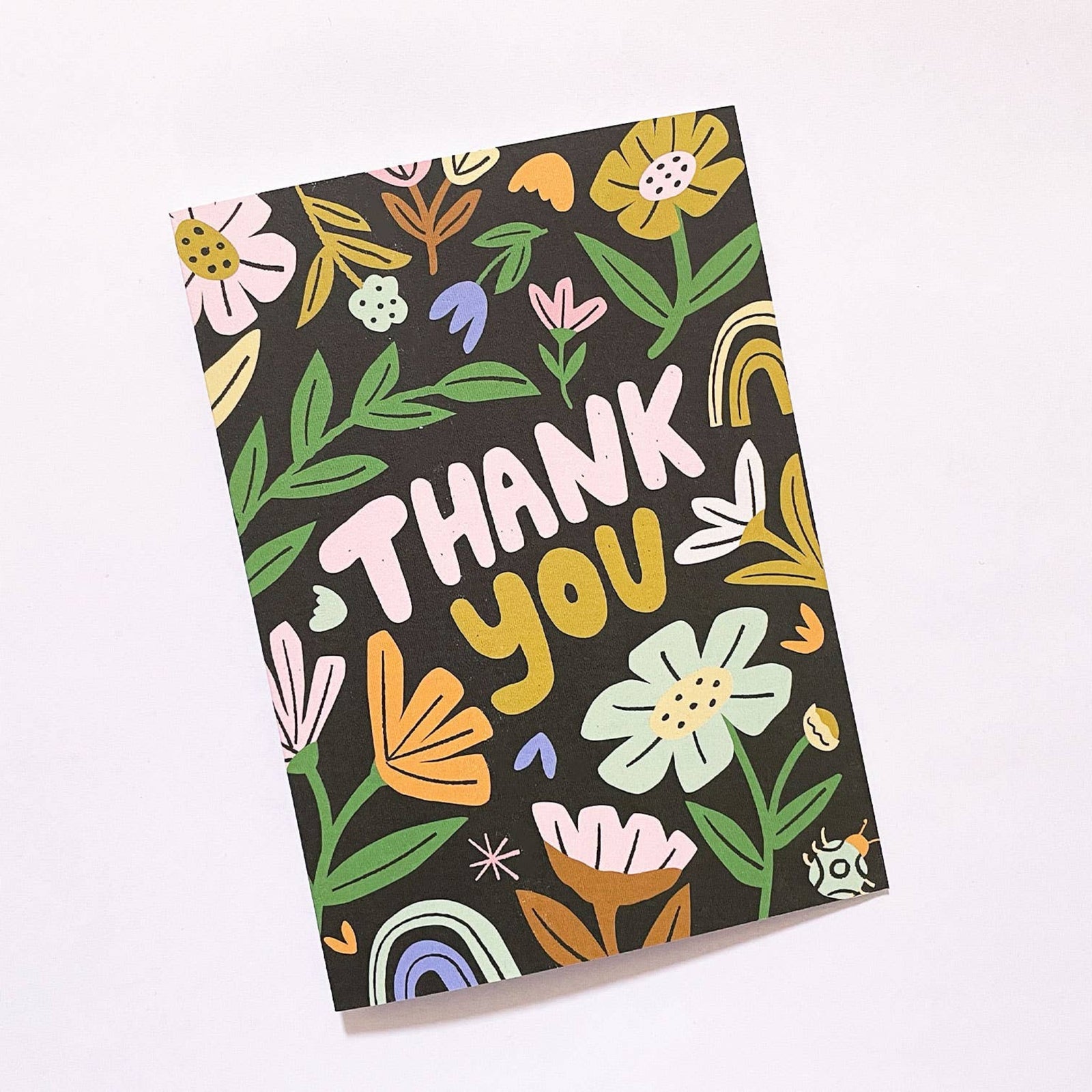 Greeting Card Floral Thank you