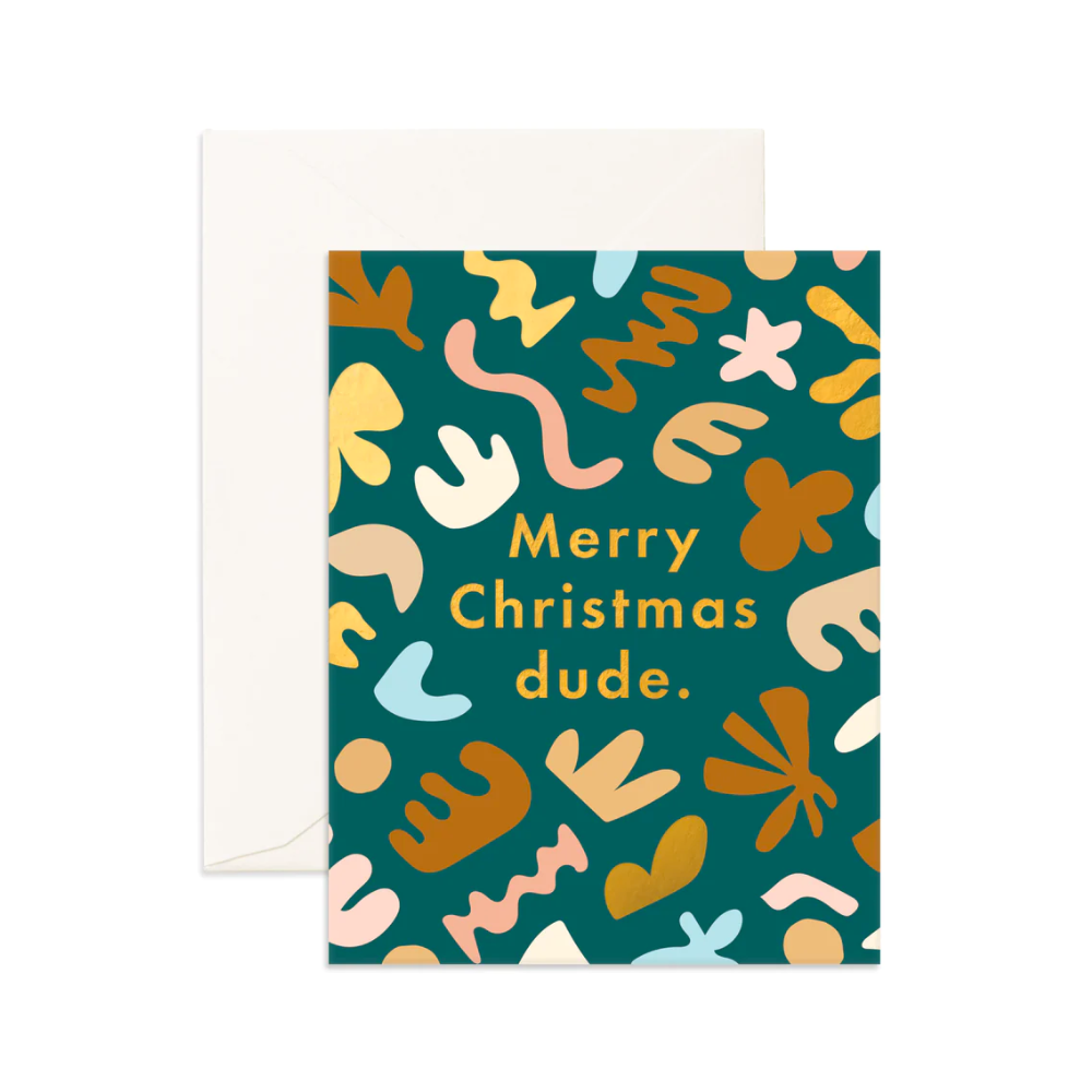 Greeting Card Merry Christmas Dude