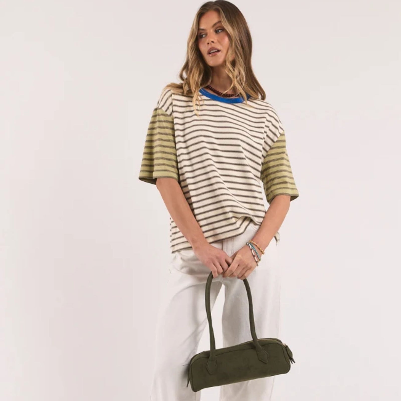 Mash Up Stripe Tee