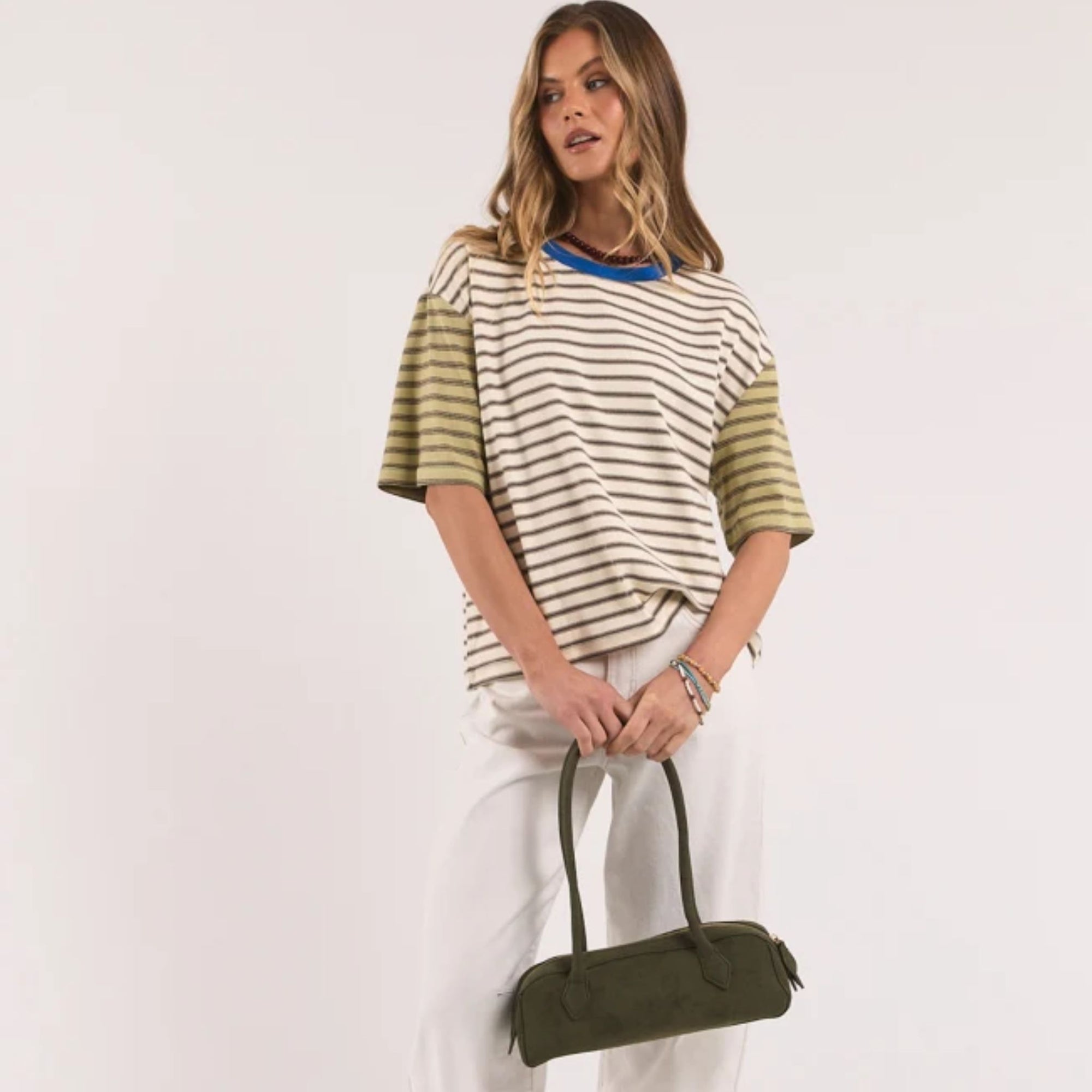 Mash Up Stripe Tee