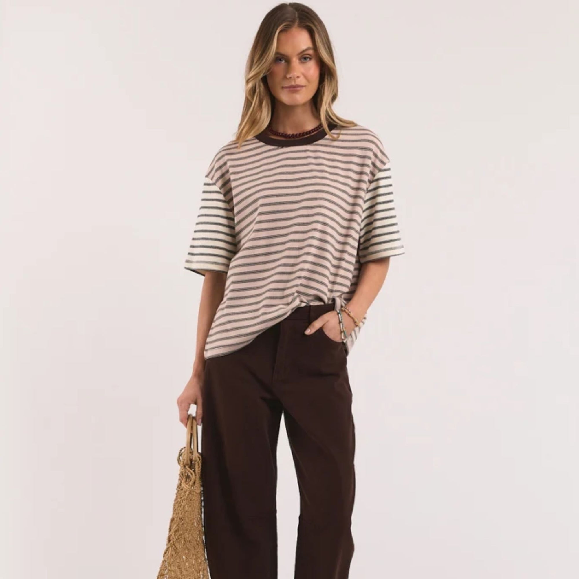 Mash Up Stripe Tee