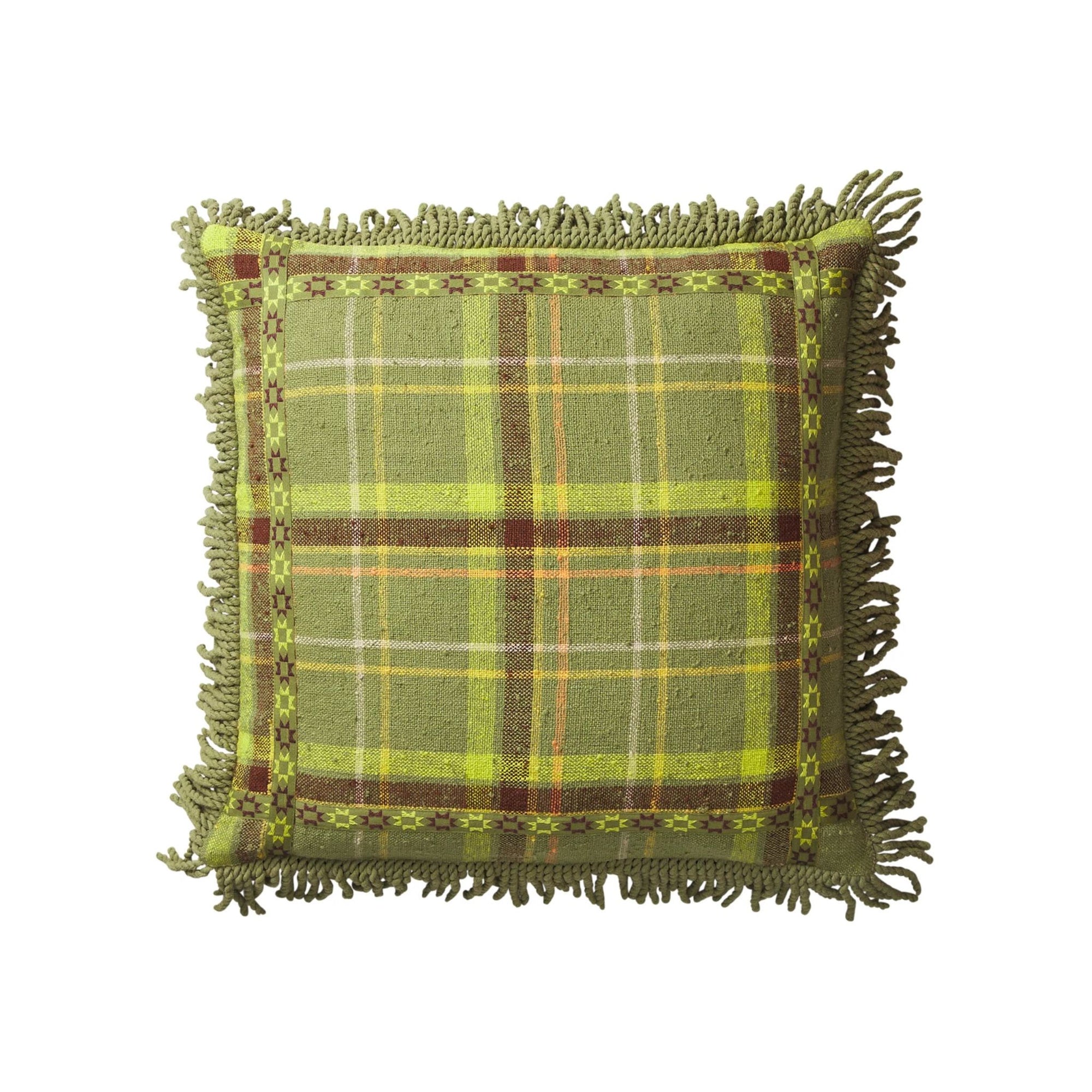 Frances Woven Cushion Moss