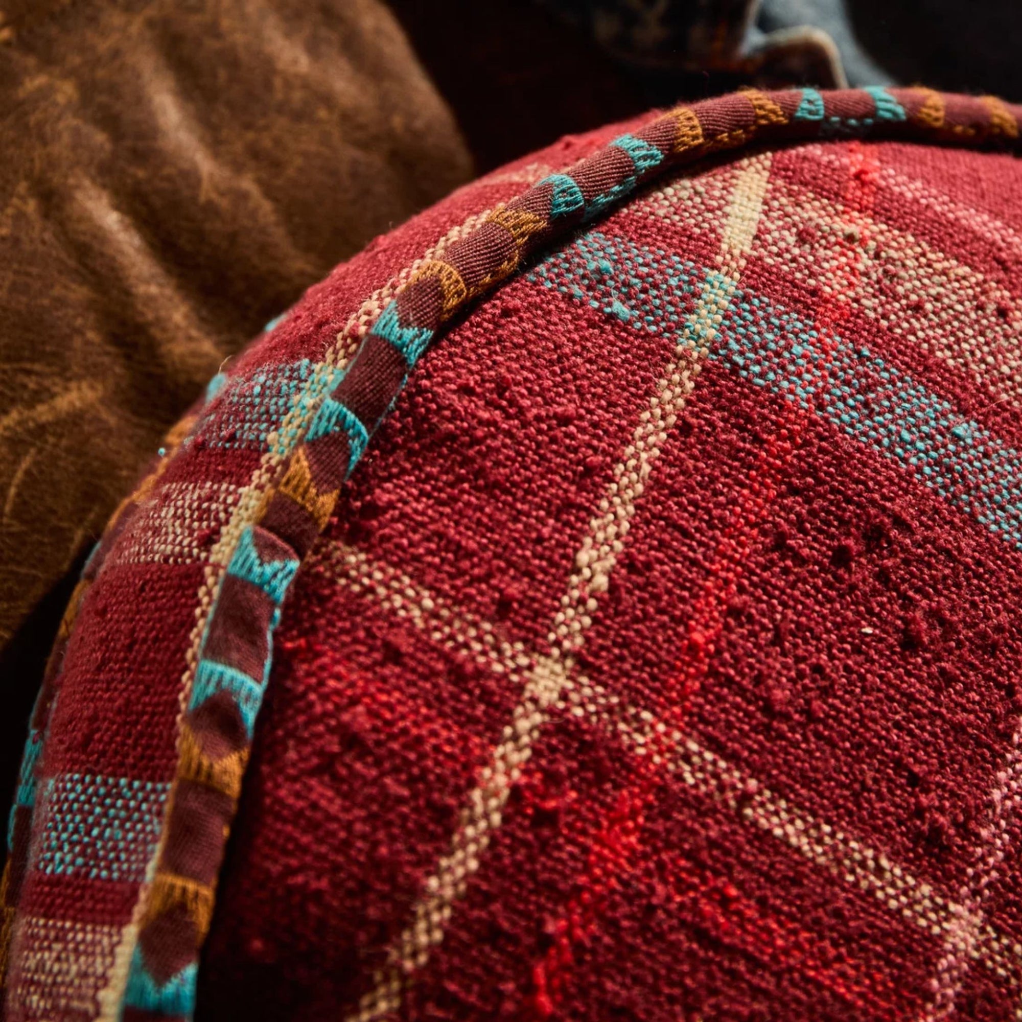 Frances Woven Cushion Sienna