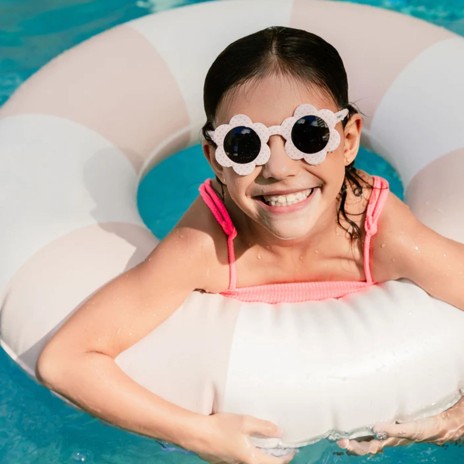 Daisy Pink Aqua Sunglasses