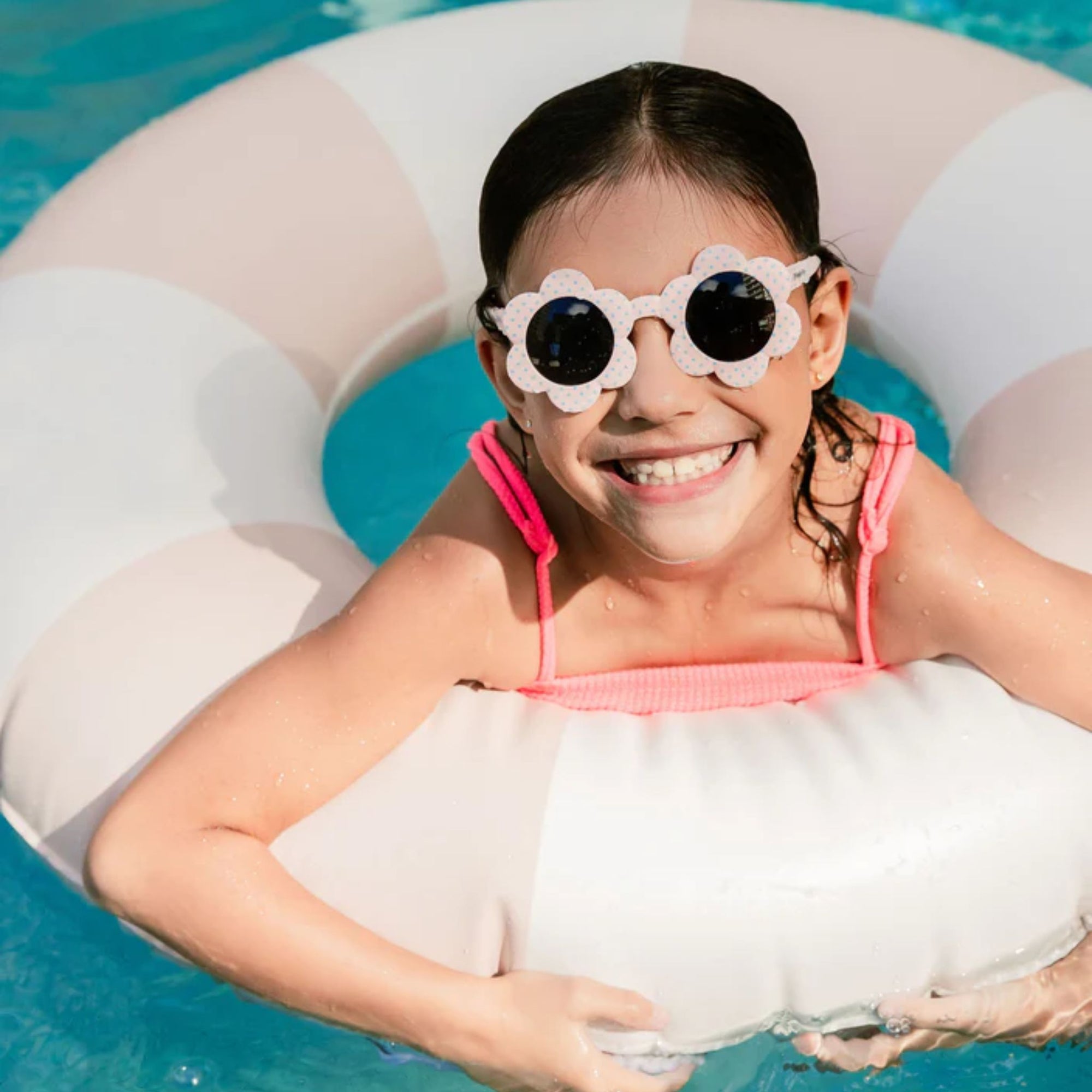 Daisy Pink Aqua Sunglasses