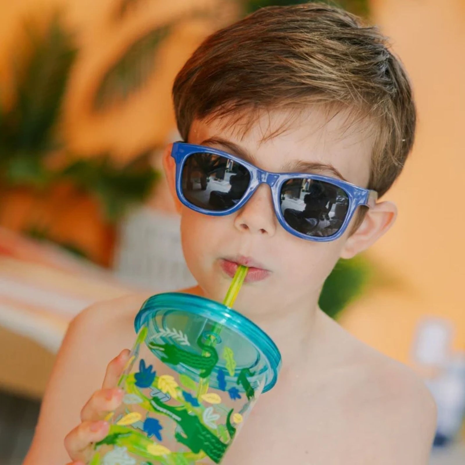 Gadget Blue White Star Sunglasses