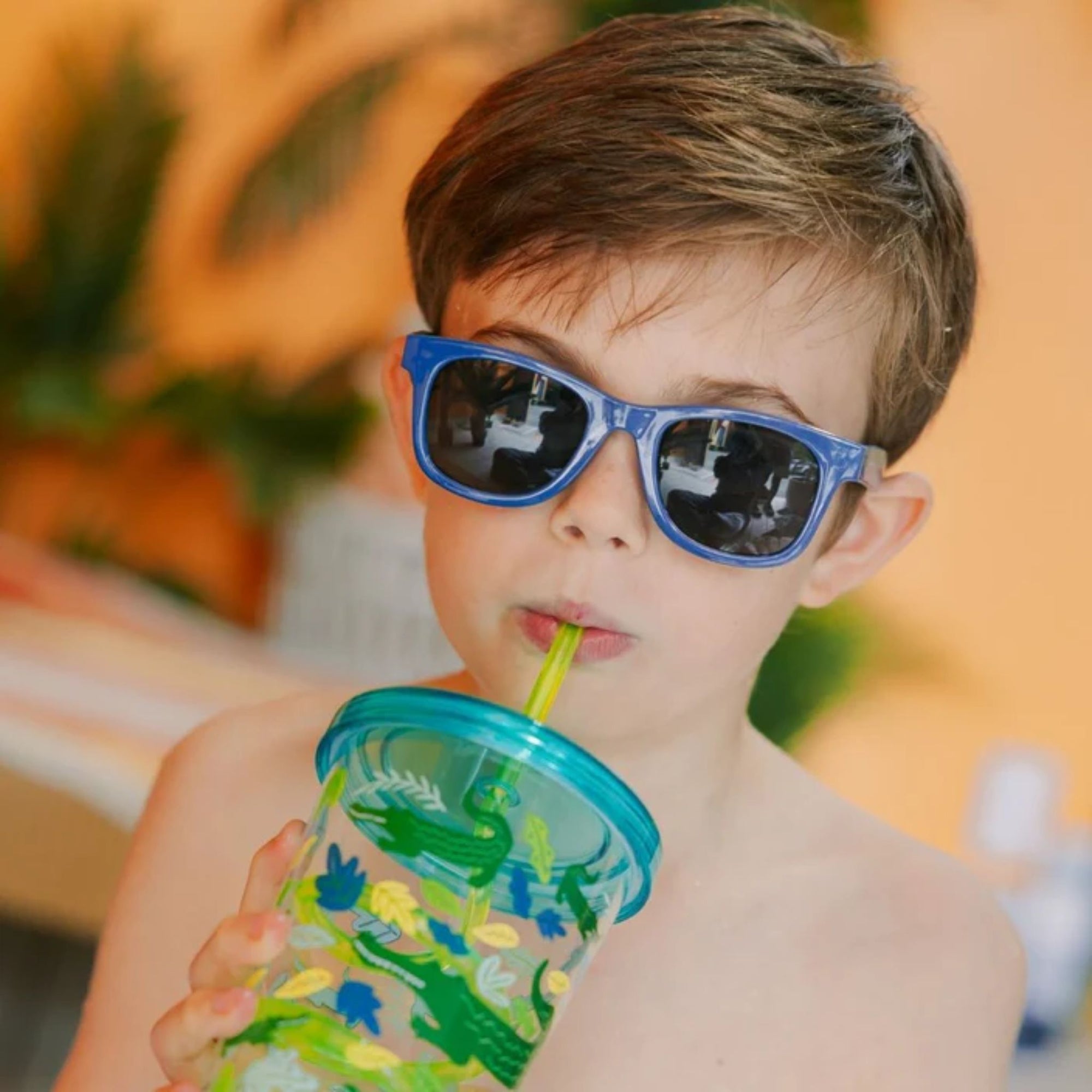 Gadget Blue White Star Sunglasses