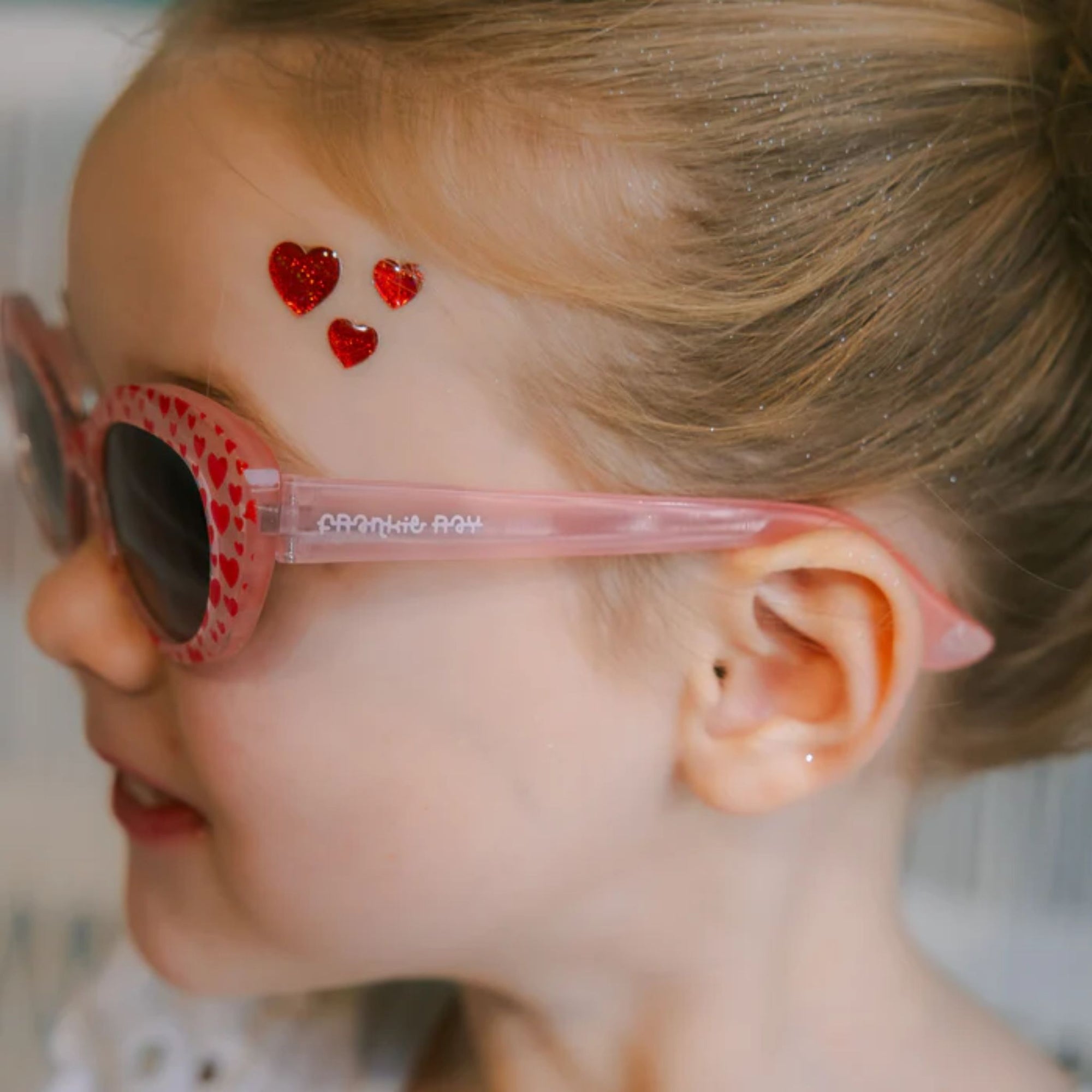 Lulu Red Heart Sunglasses