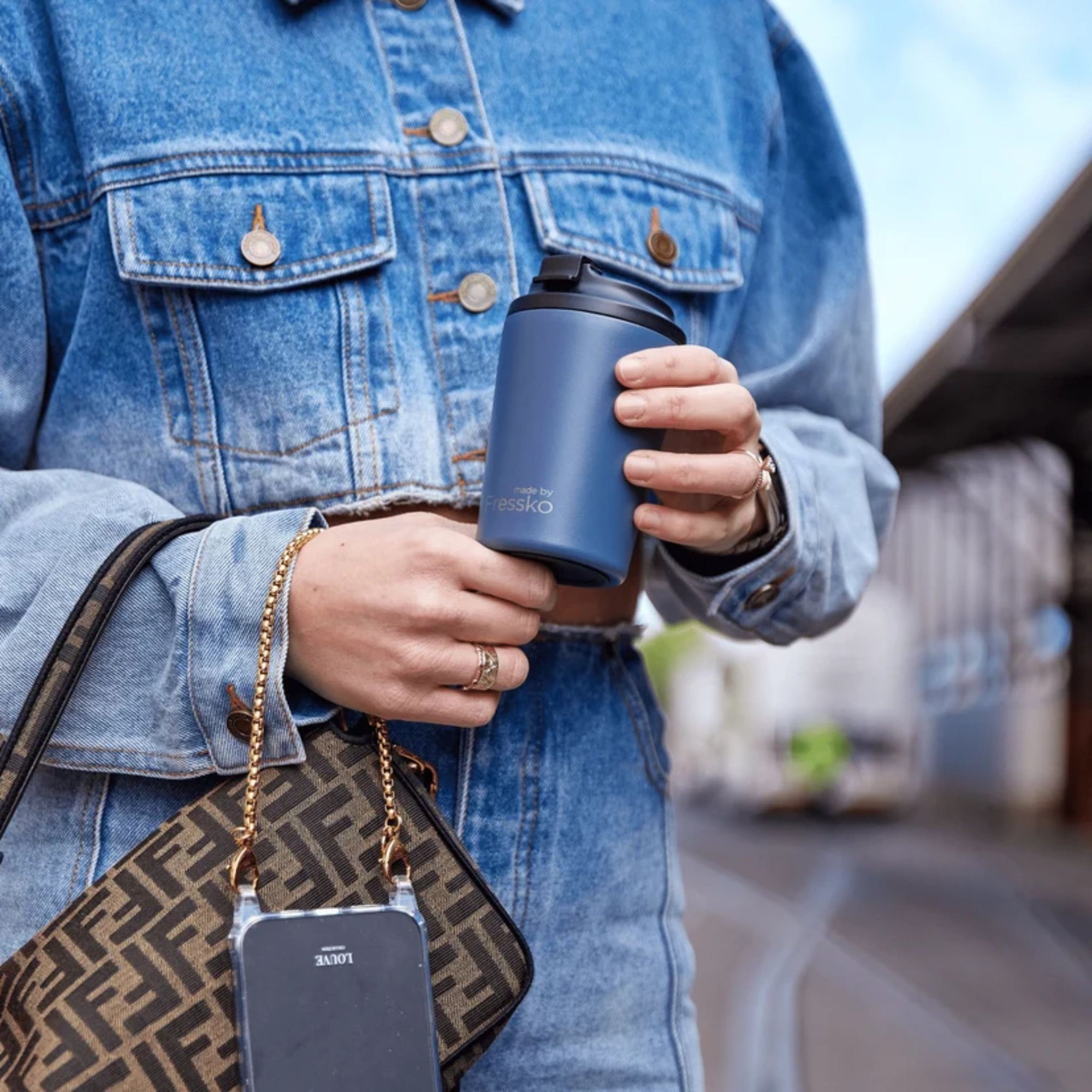Ceramic Fressko Bino Cup