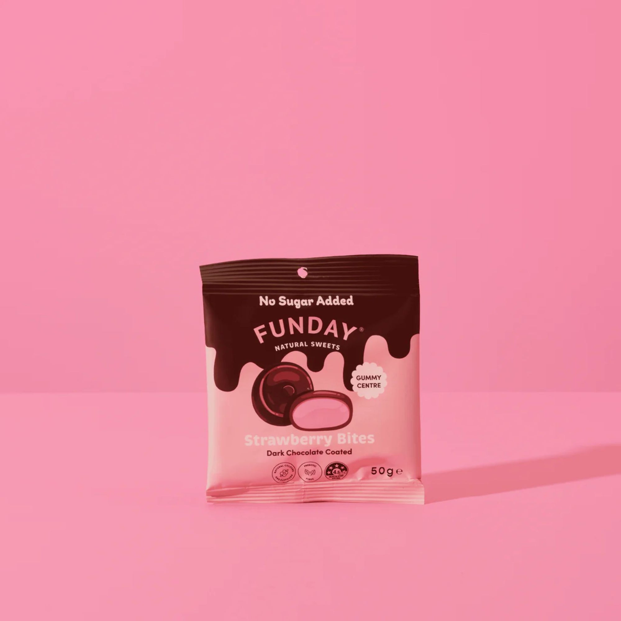 Funday Dark Chocolate Strawberry Bites