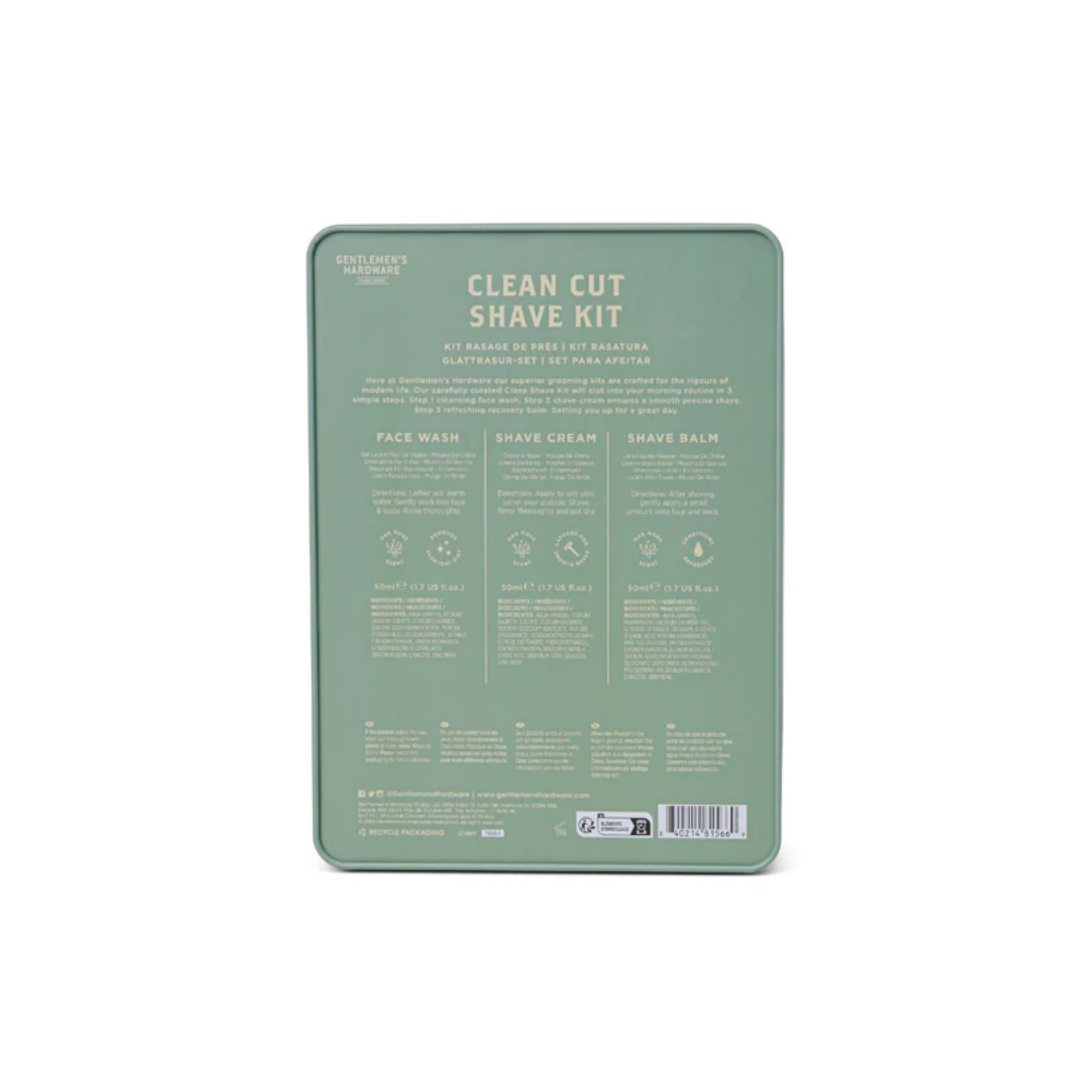 Gentlemen&#39;s Hardware Close Shave Kit