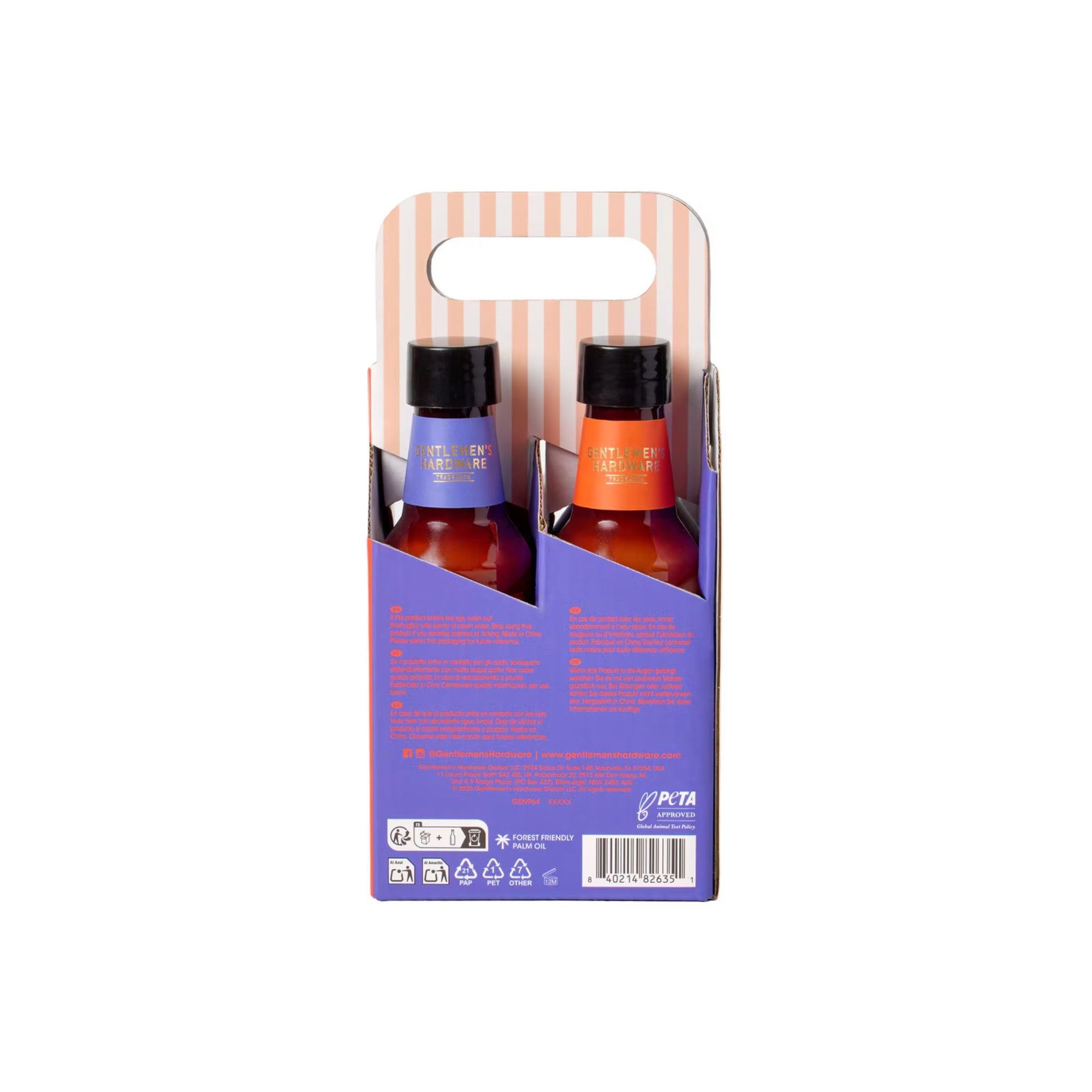 Beer Bottle Grooming Set