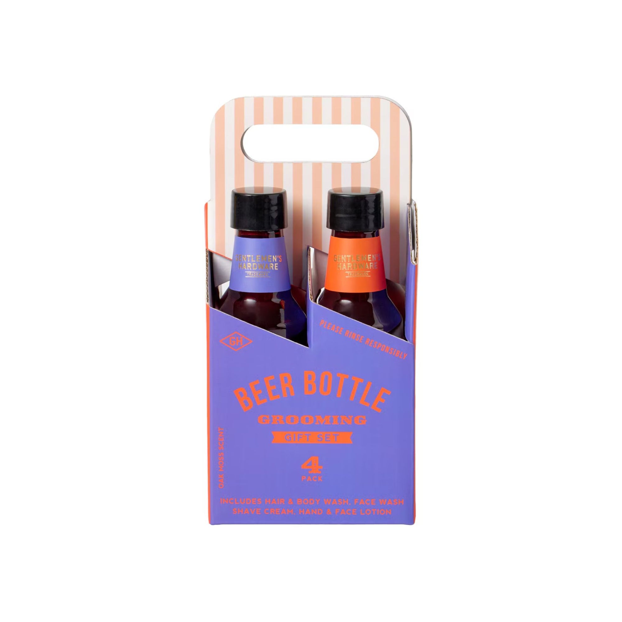 Beer Bottle Grooming Set