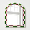 Bloom Nouveau Check Mirror