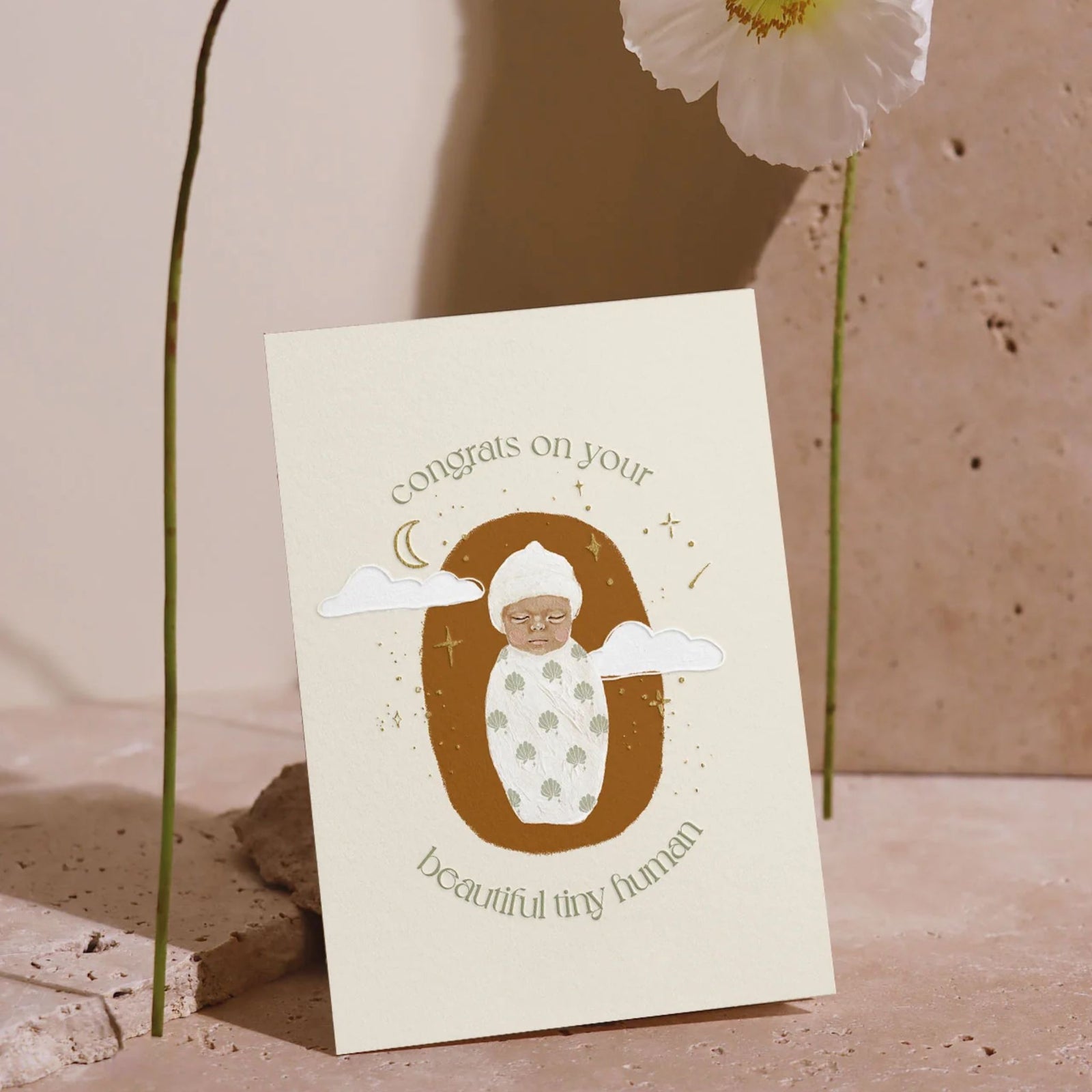 Greeting Card Beautiful Tiny Human