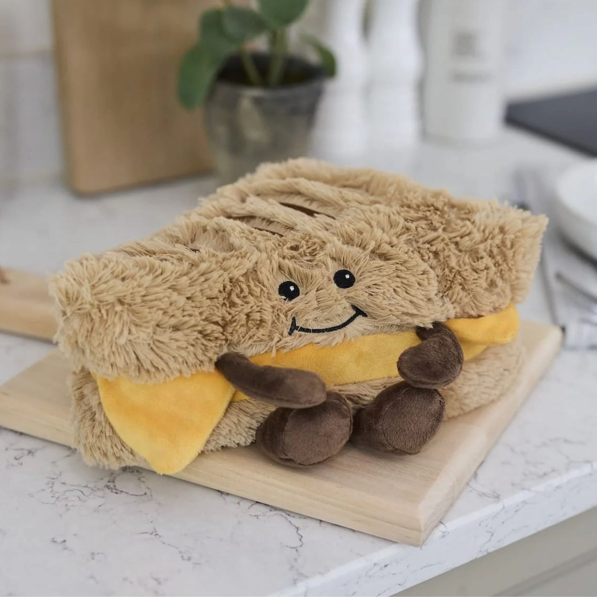 Warmies Grilled Cheese Plush Heatpack