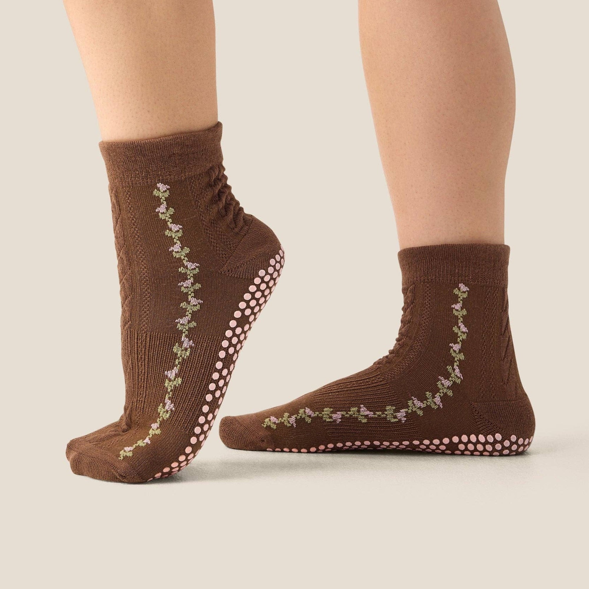 Crew Grip Socks Vine Bark