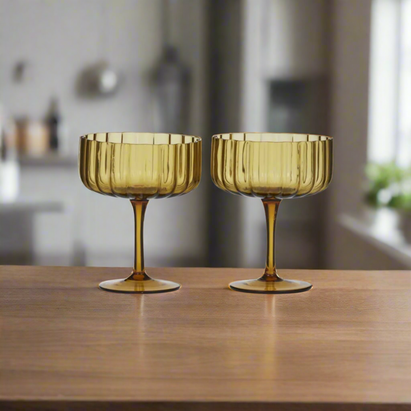 Hazel Glass Coupe Set