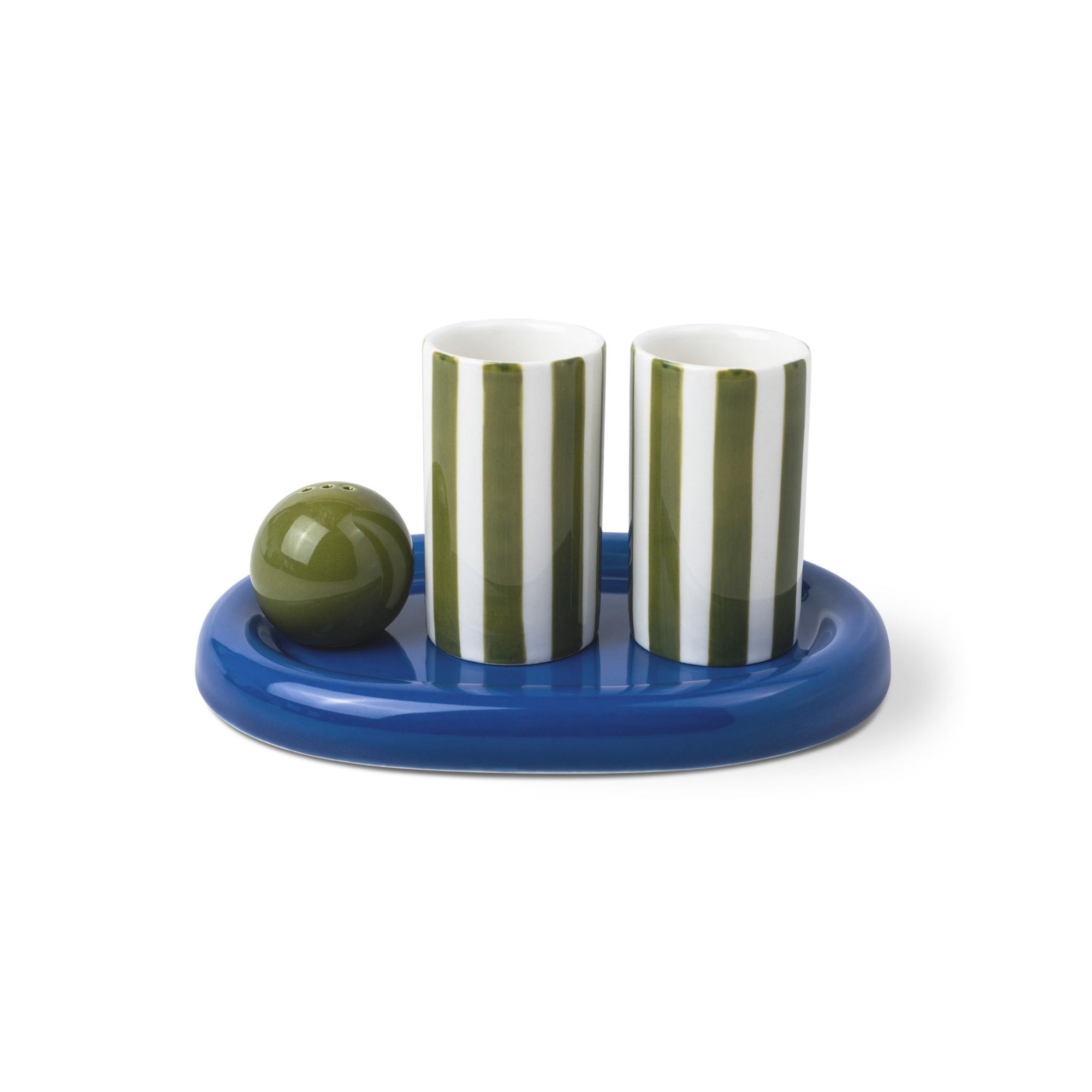 Lily Mae Ceramic Tequila Shot Glasses &amp; Shaker