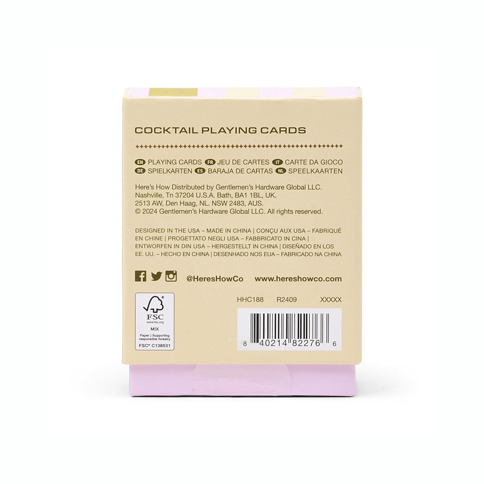 Cocktail Playing Cards