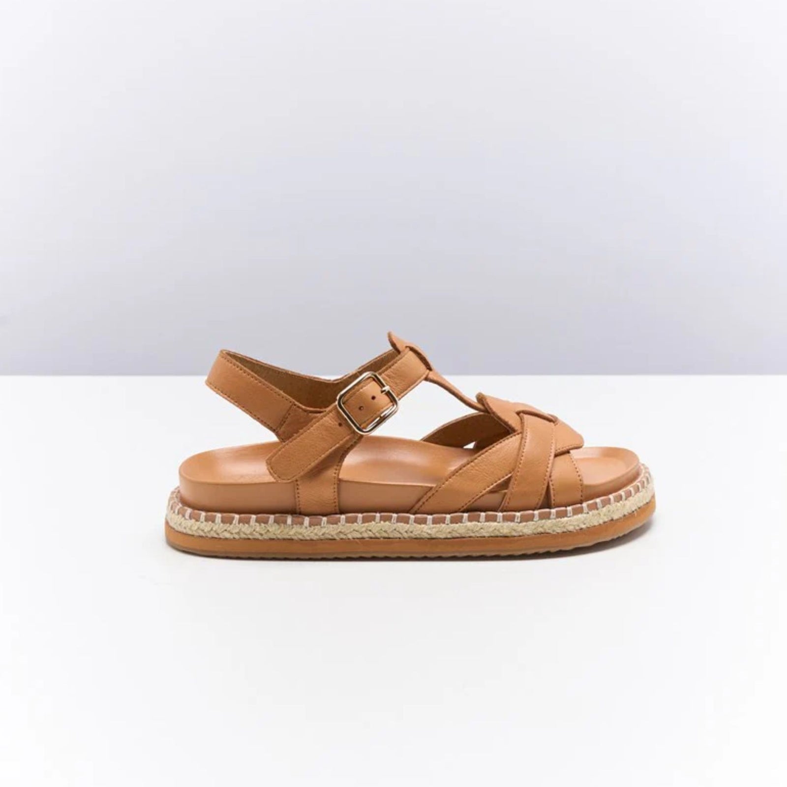 Indigo Leather Sandal