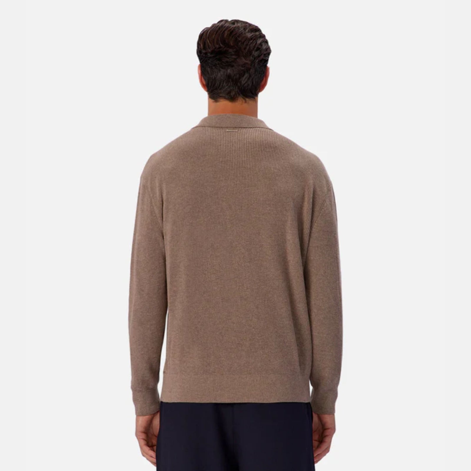 The New England Polo Knit Walnut