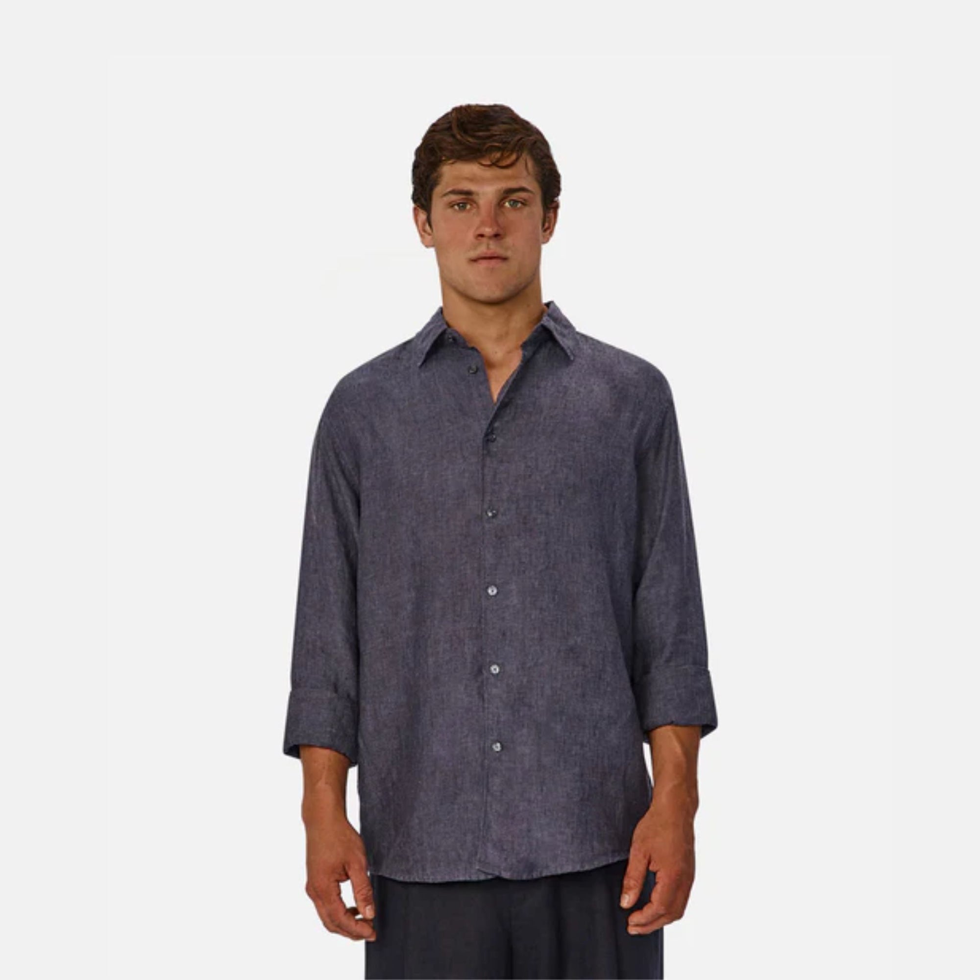 The St Martins Linen LS Shirt
