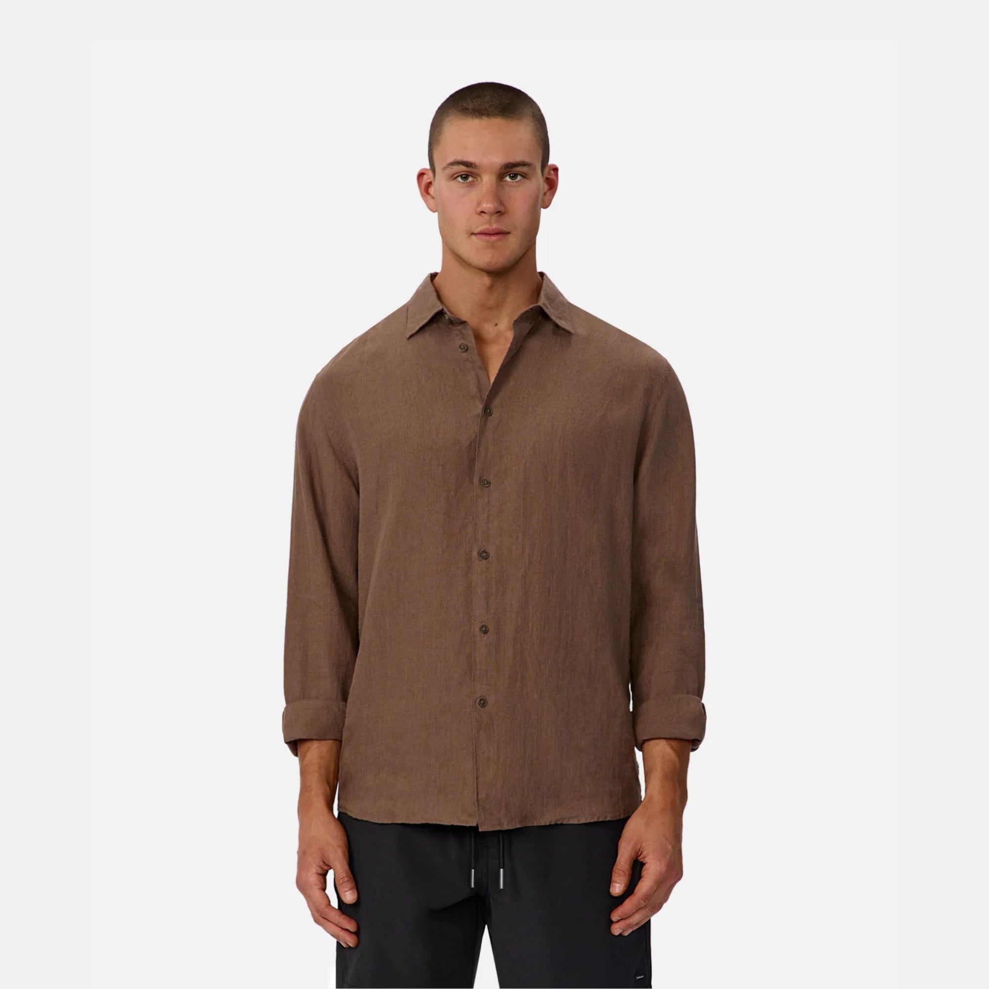 The St Martins Linen LS Shirt