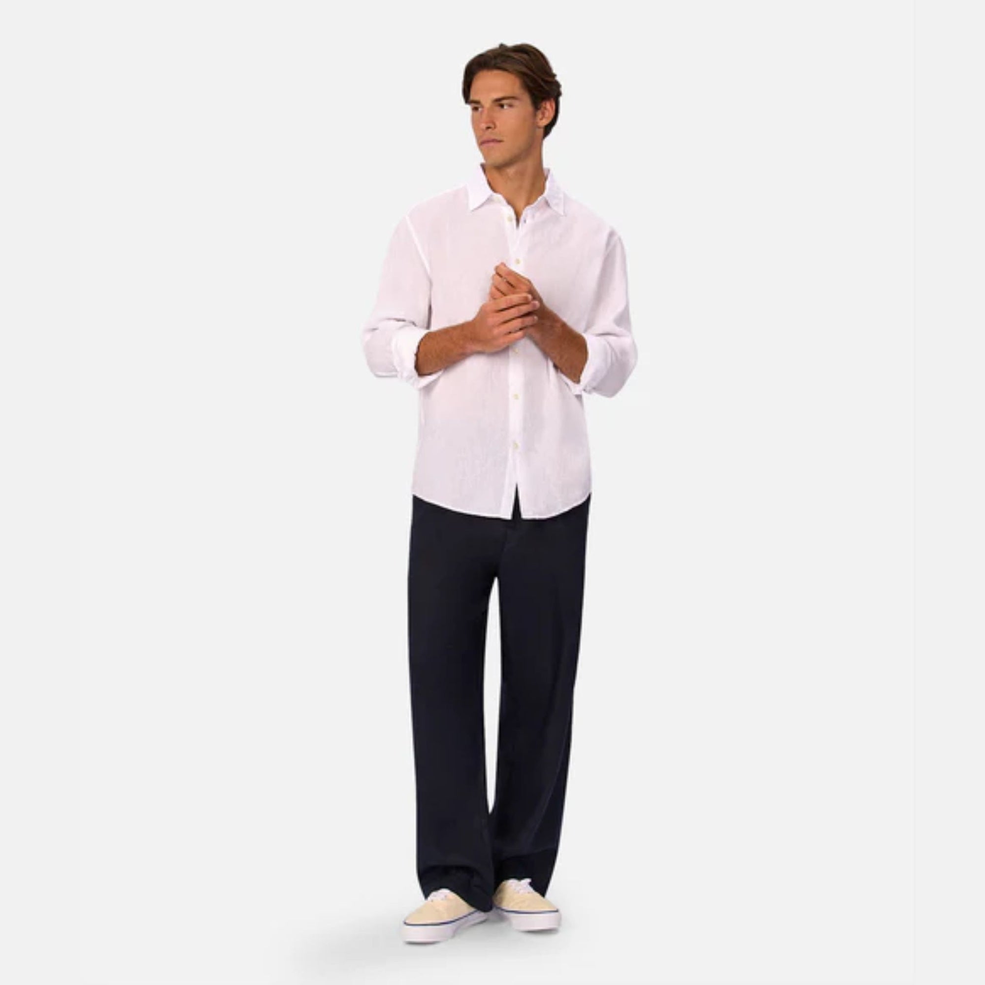 The St Martins Linen LS Shirt