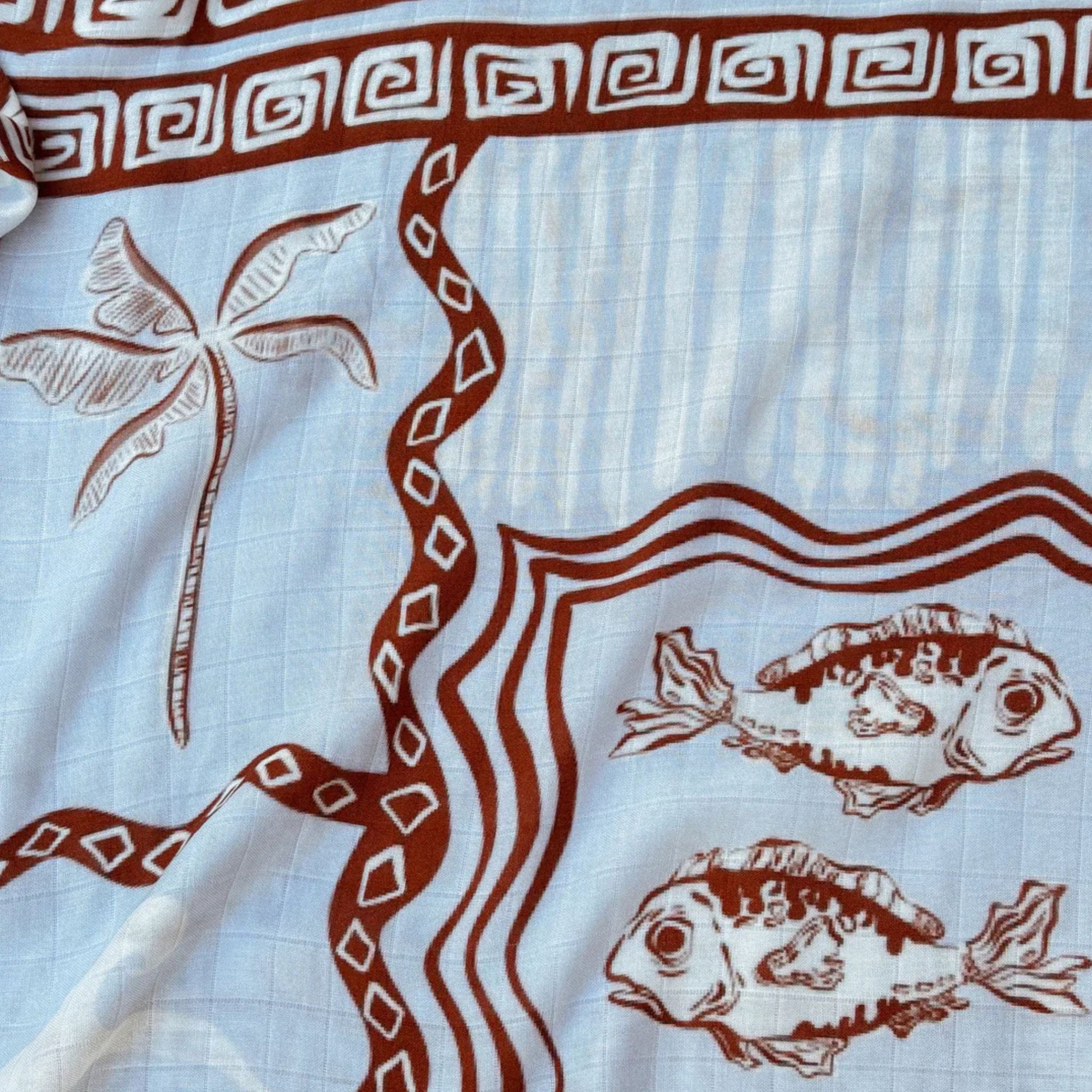 Island Fish Bamboo Baby Wrap