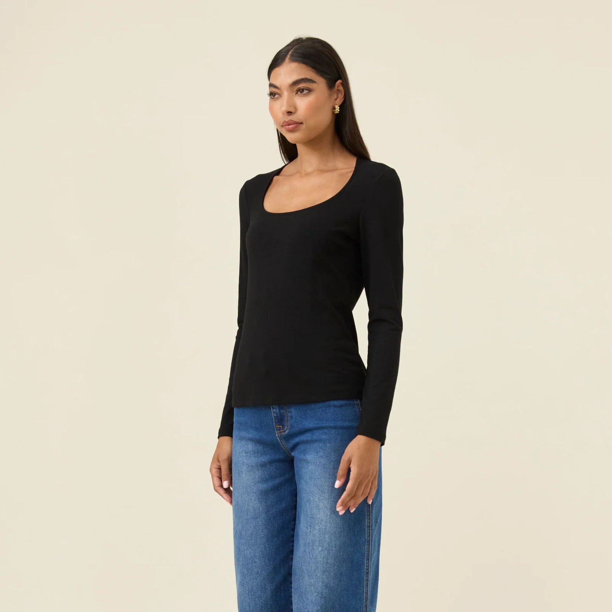 Naria Scoop Neck Top
