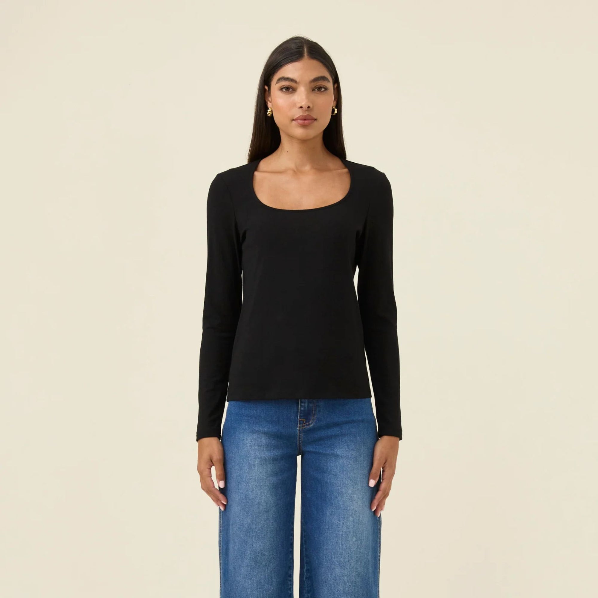 Naria Scoop Neck Top