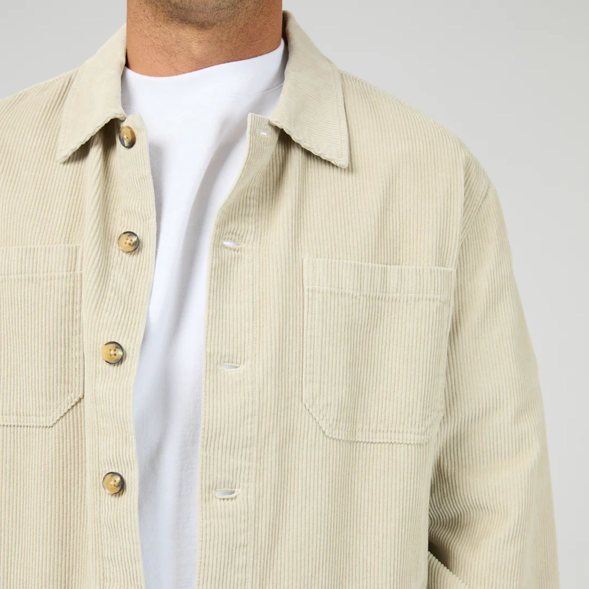 Jameson Cord Shirt Bone