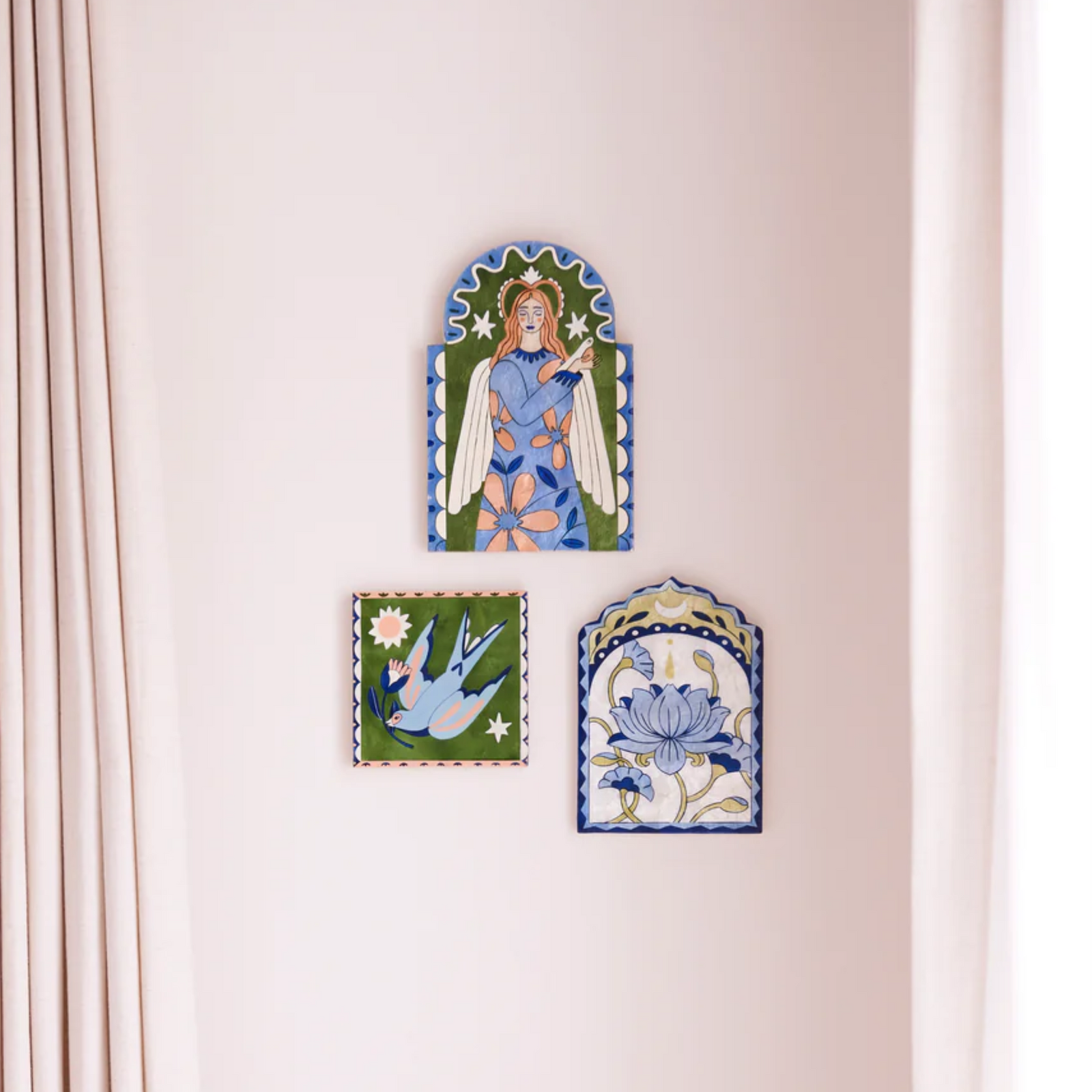 Gardienne Angel Green Wall Art