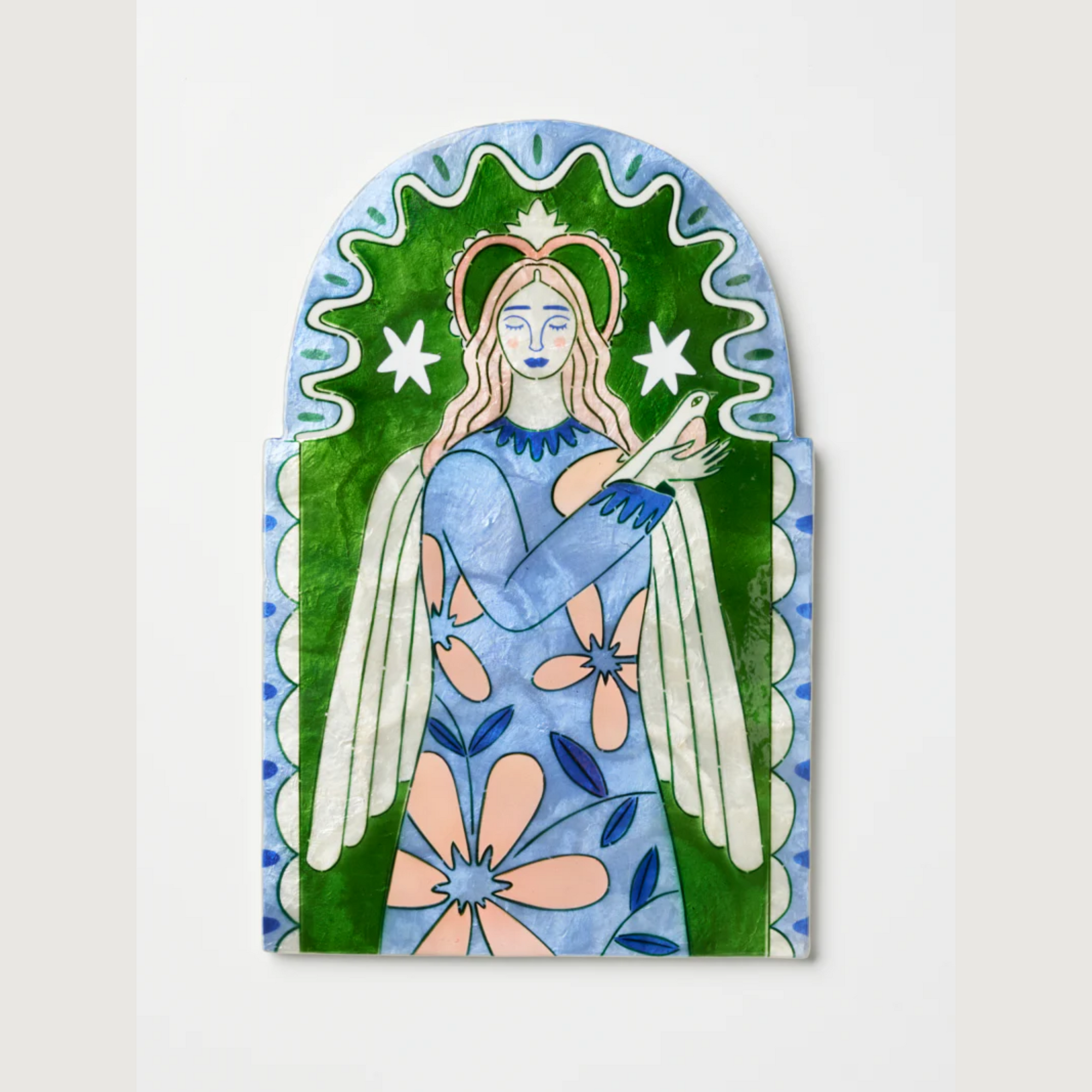 Gardienne Angel Green Wall Art