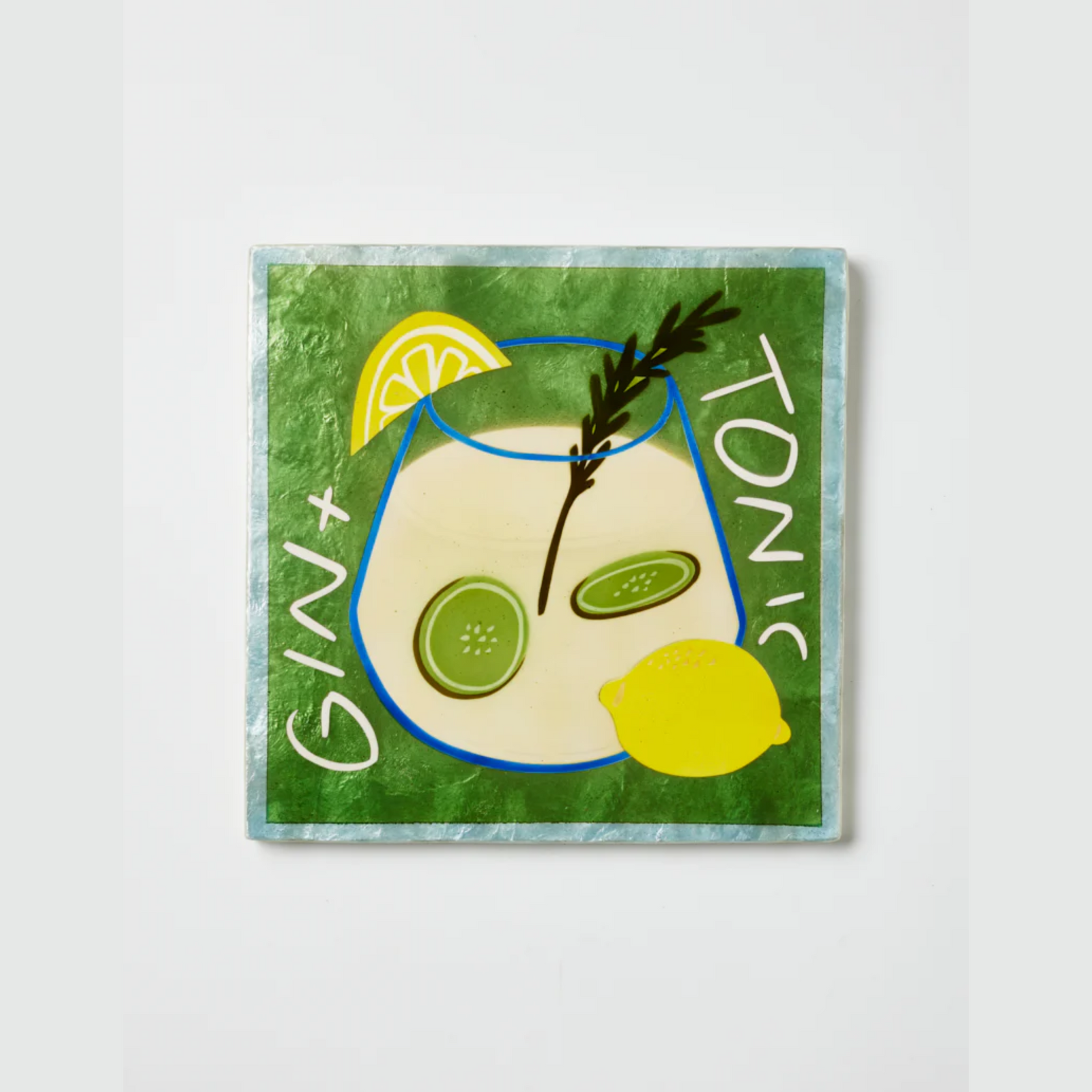 Happy Hour Gin Tile - Oxley and Moss