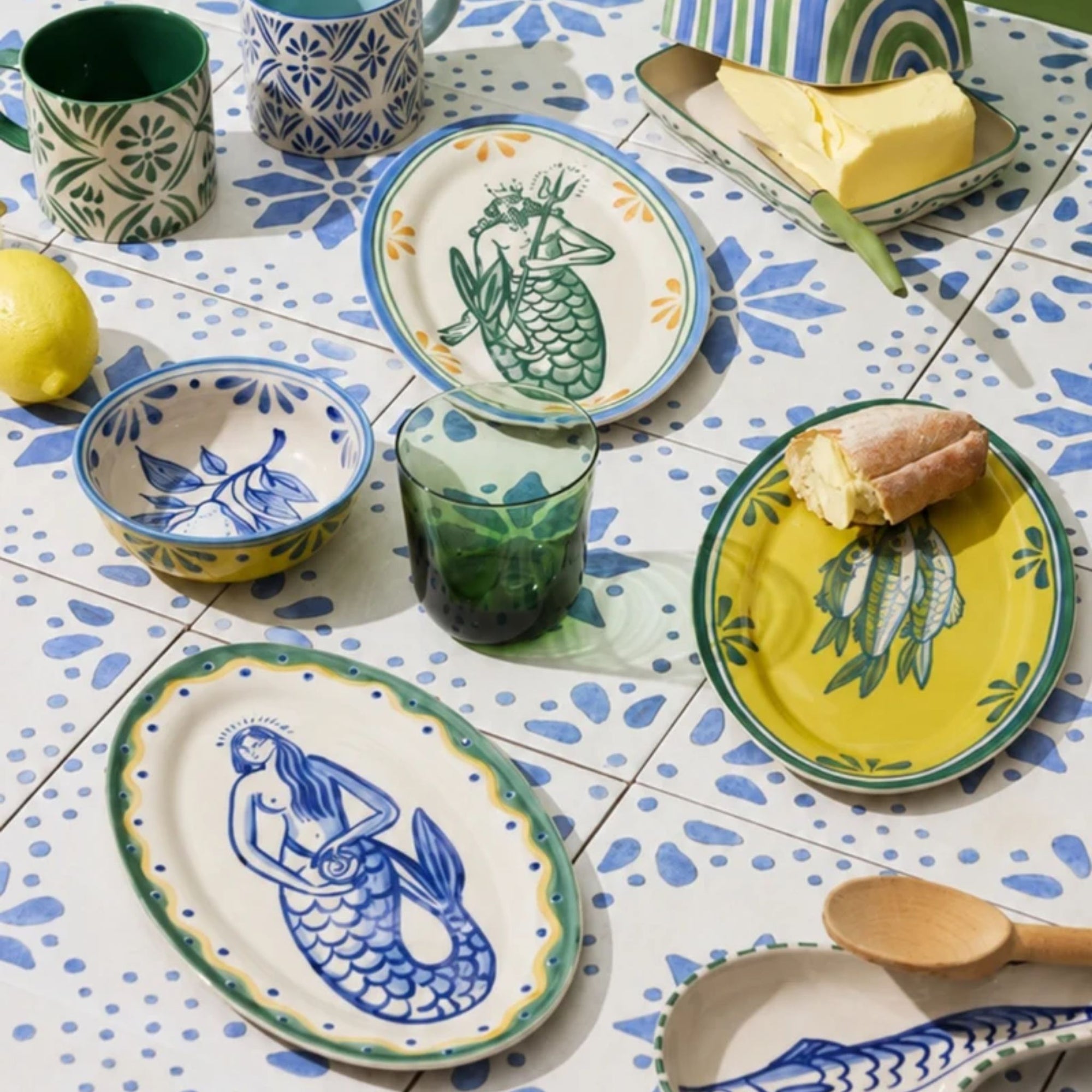 Piccolo Vita Plate Mermaid