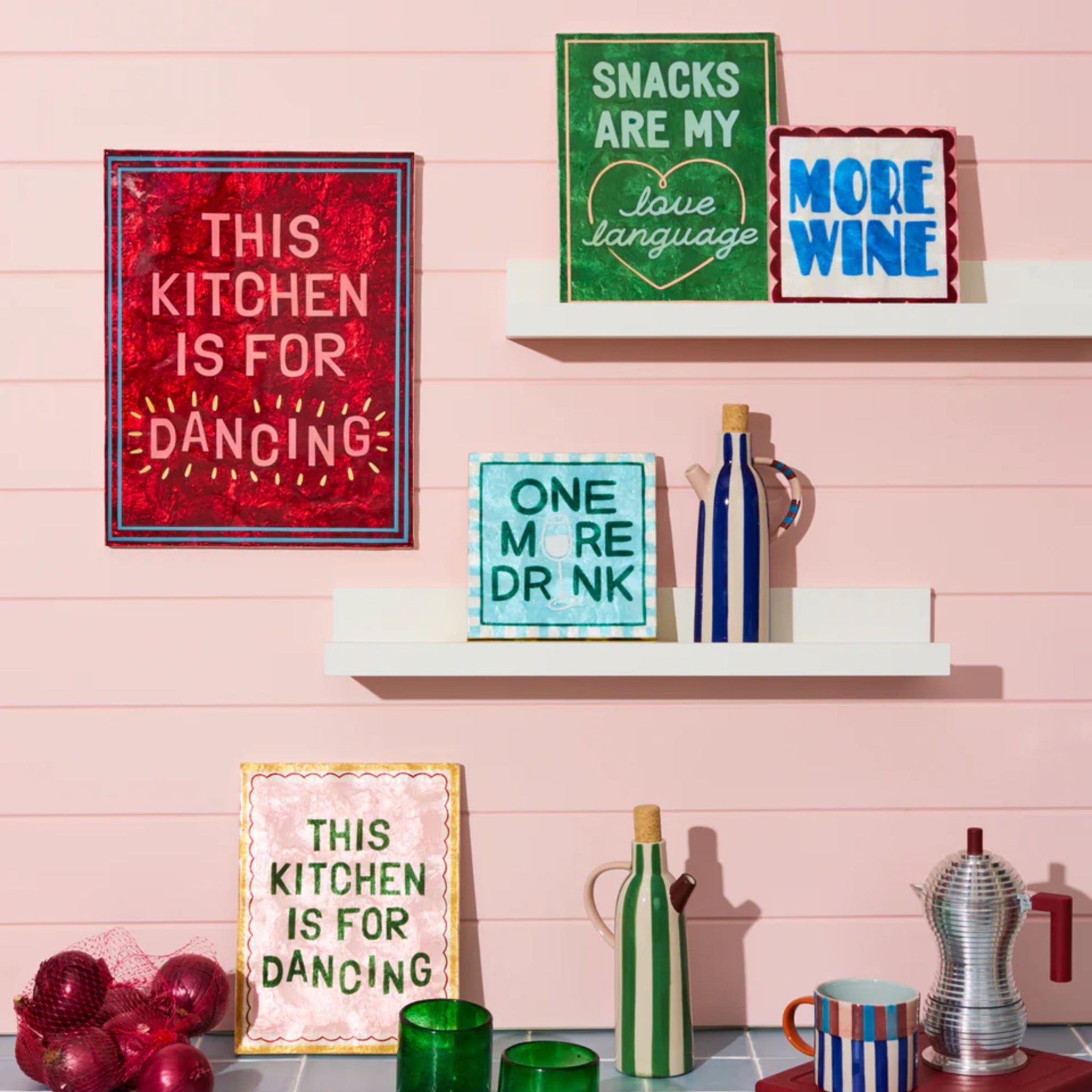 Fun House Kitchen large Wall Tile