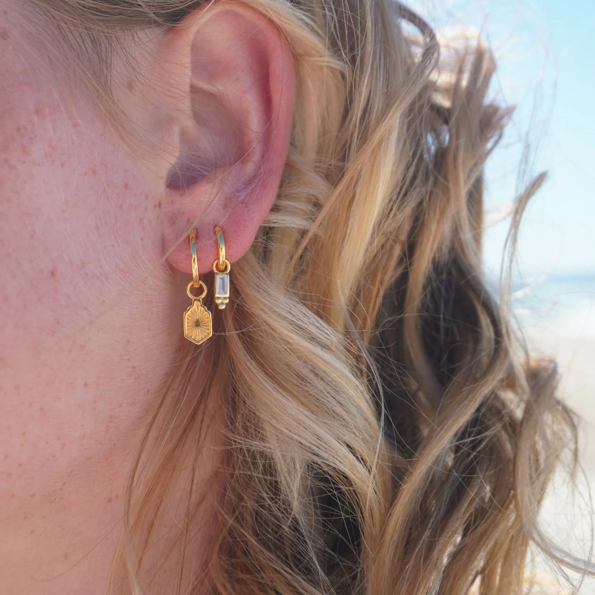 Pavana Huggie Hoops