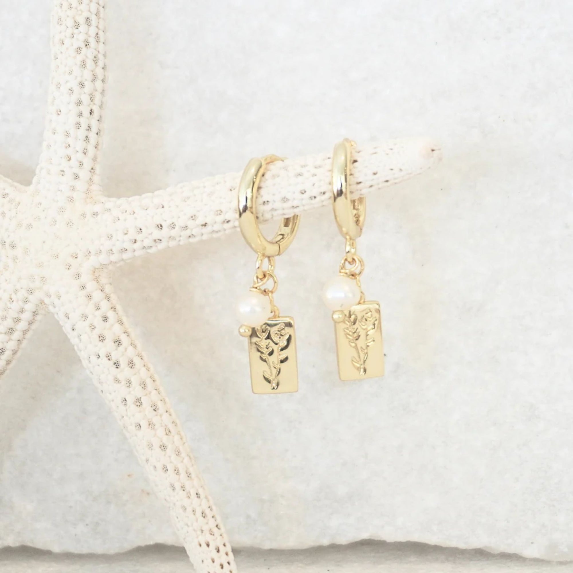 Rosa Pendant Earrings