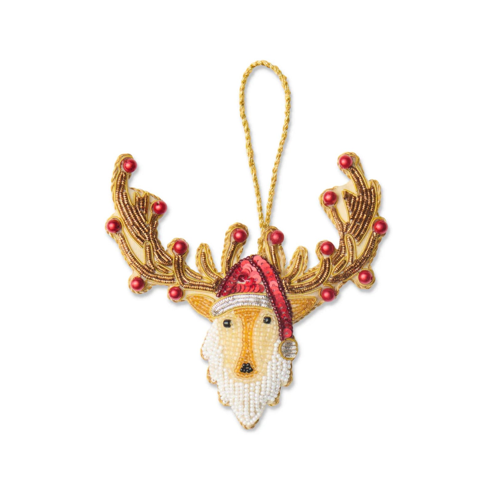 Reindeer Sequin Decoration