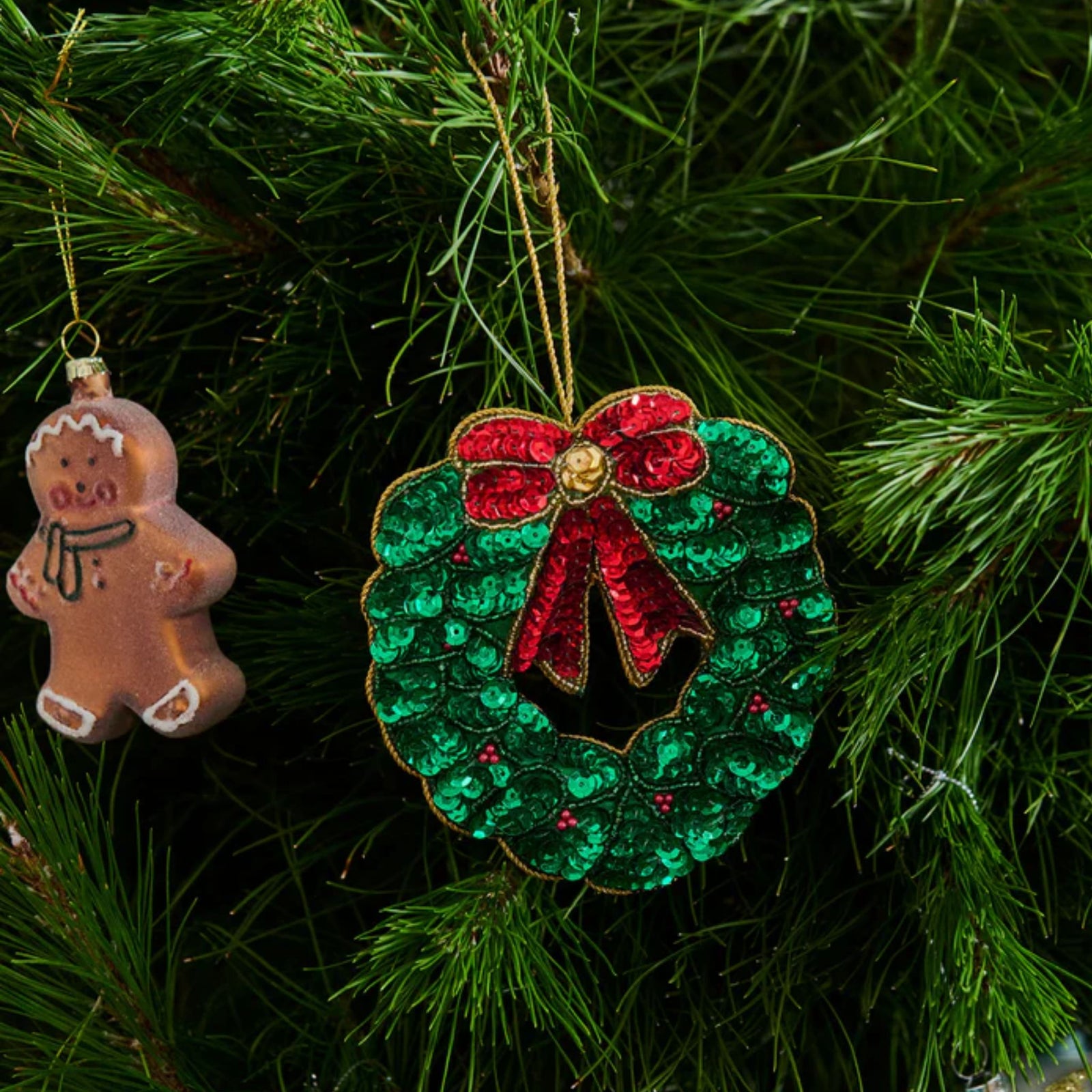 Wreath Sequin Decoration