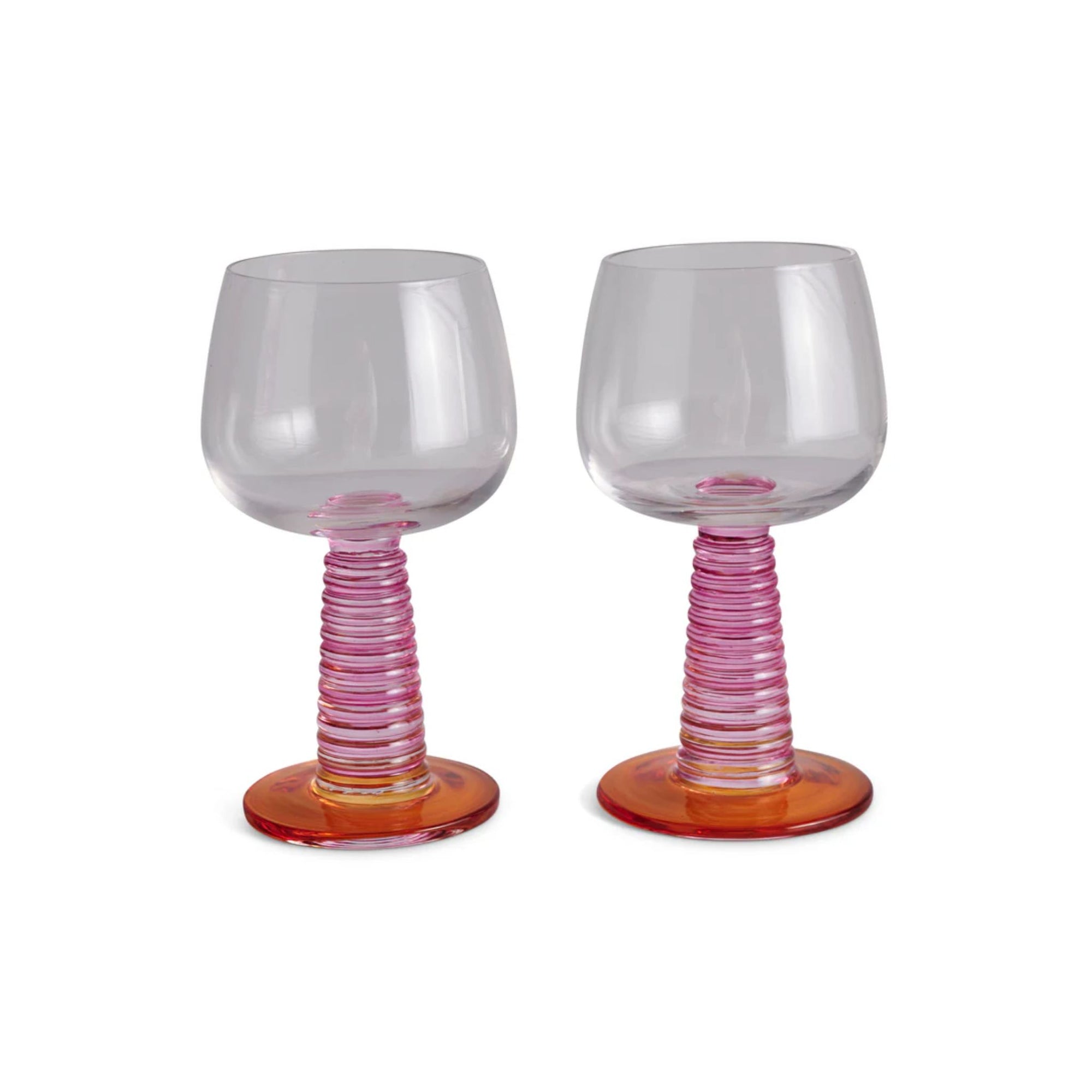 Sunset Stalk Wine Glass Set