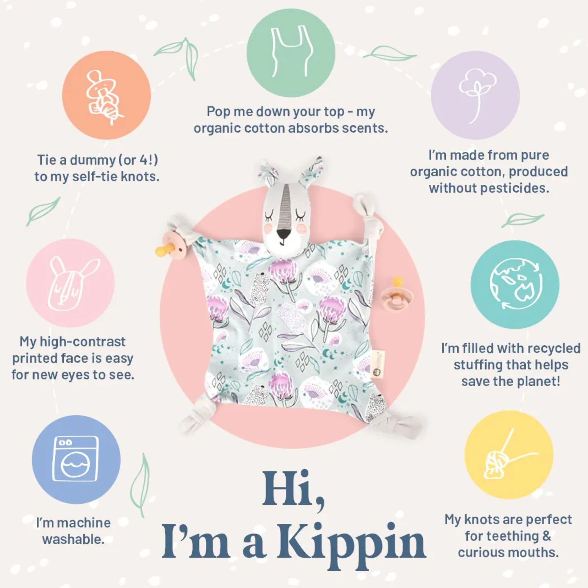 Bam Kippin Organic Cotton Baby Comforter