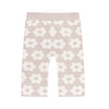 Floral patterned pants on a white background