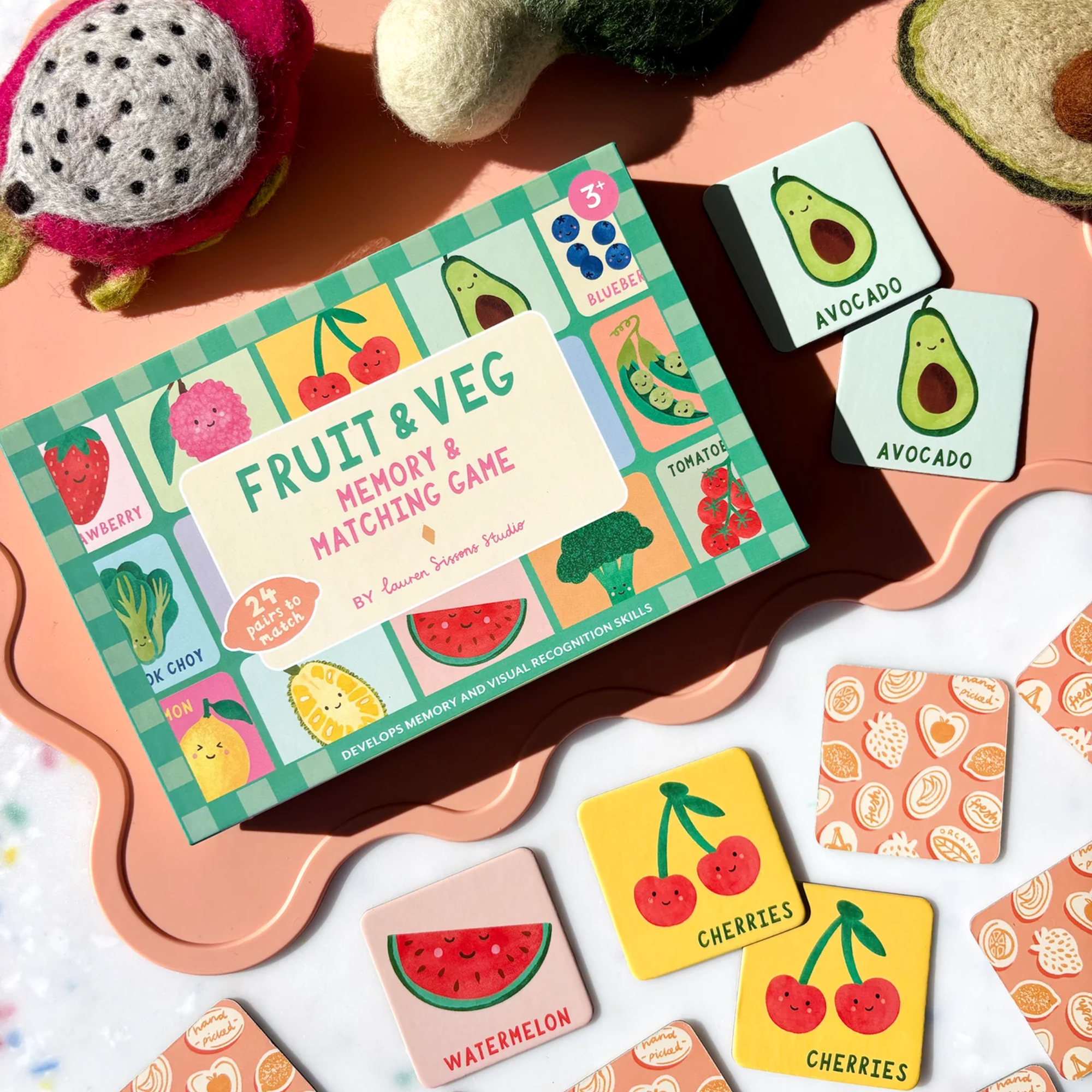 Fruit and Veg Memory &amp; Matching Game