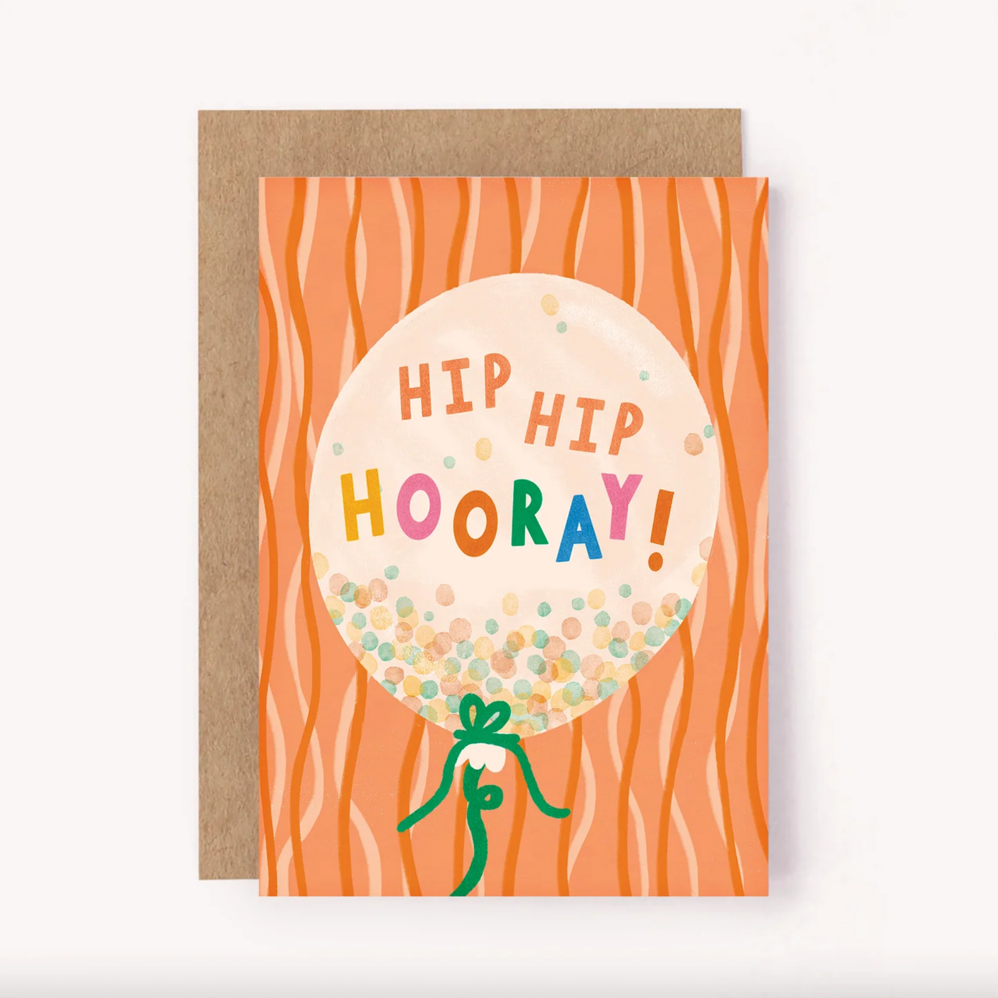 Greeting Card Hip Hip Hooray